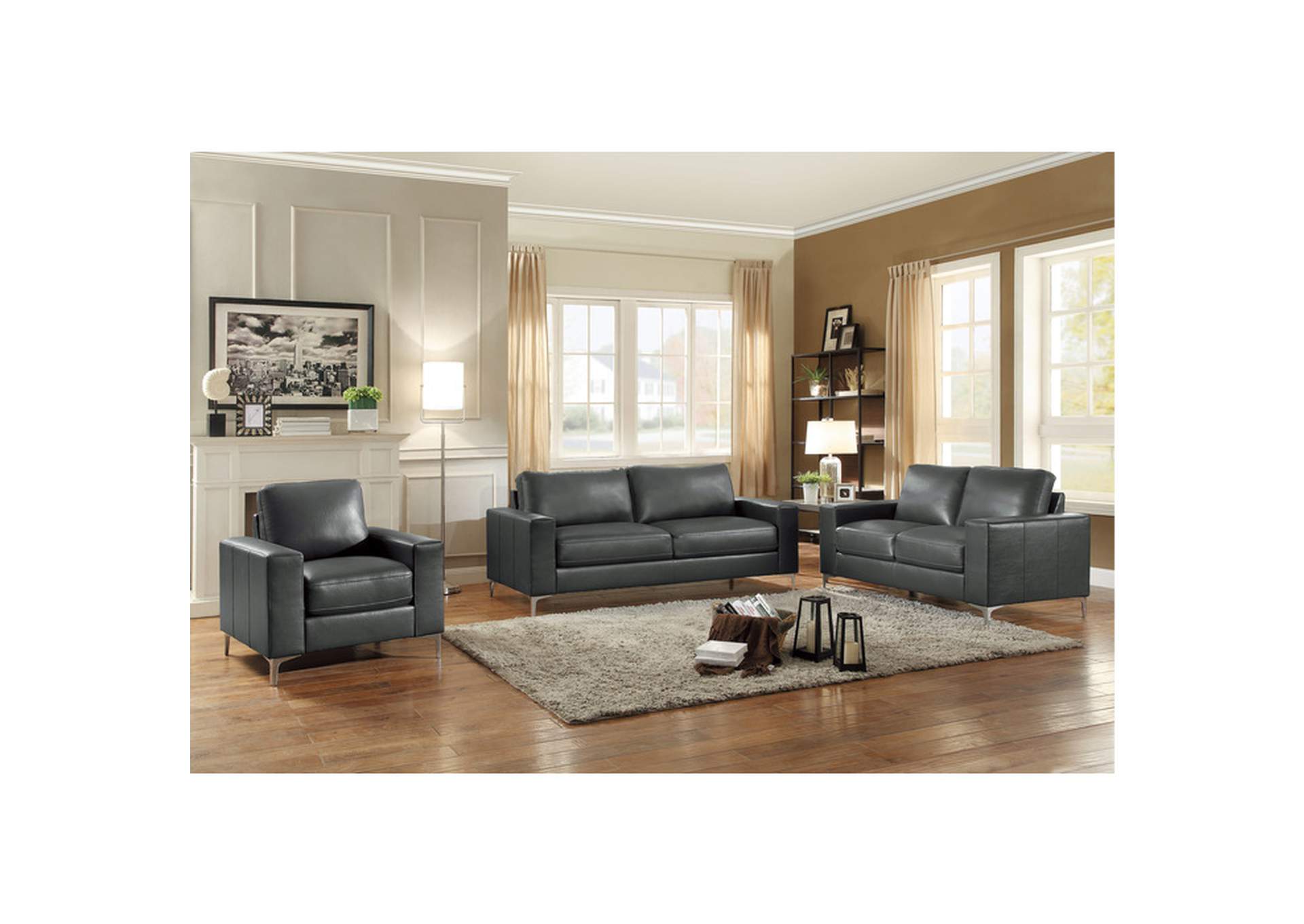Iniko 2 Piece Sofa Set,Homelegance