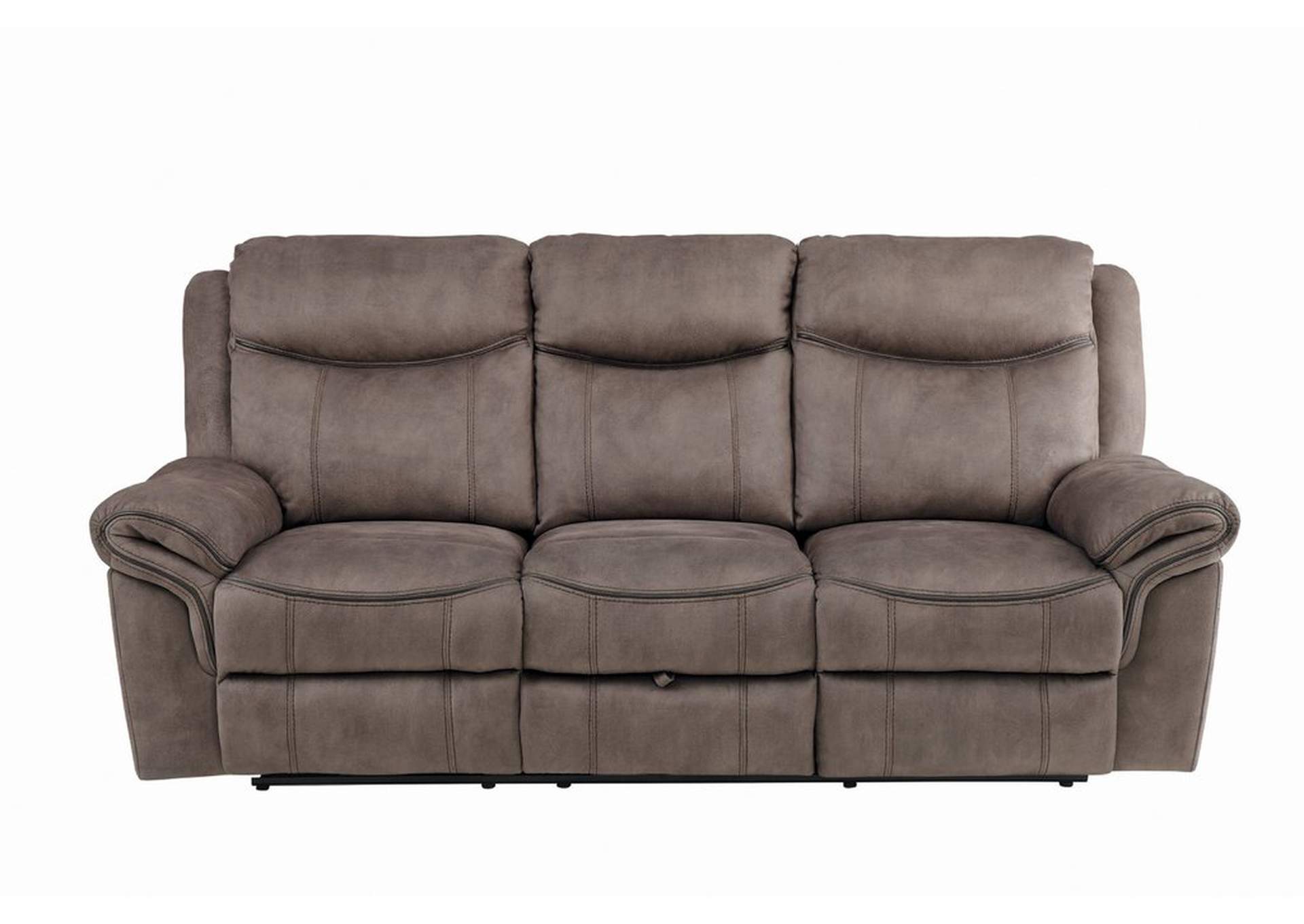 D. Rclnr Sofa W/ Drop Down Cup Holders,,Homelegance