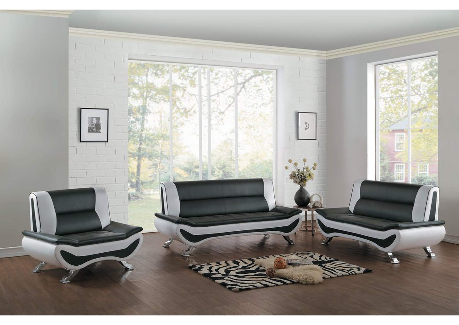 Chair, Pu & Pvc,Homelegance