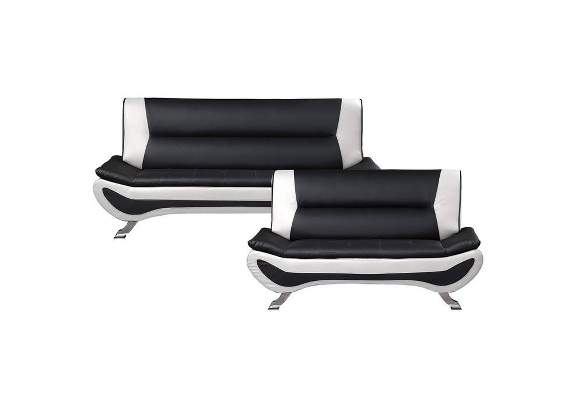 Veloce 2 Piece Sofa Set,Homelegance