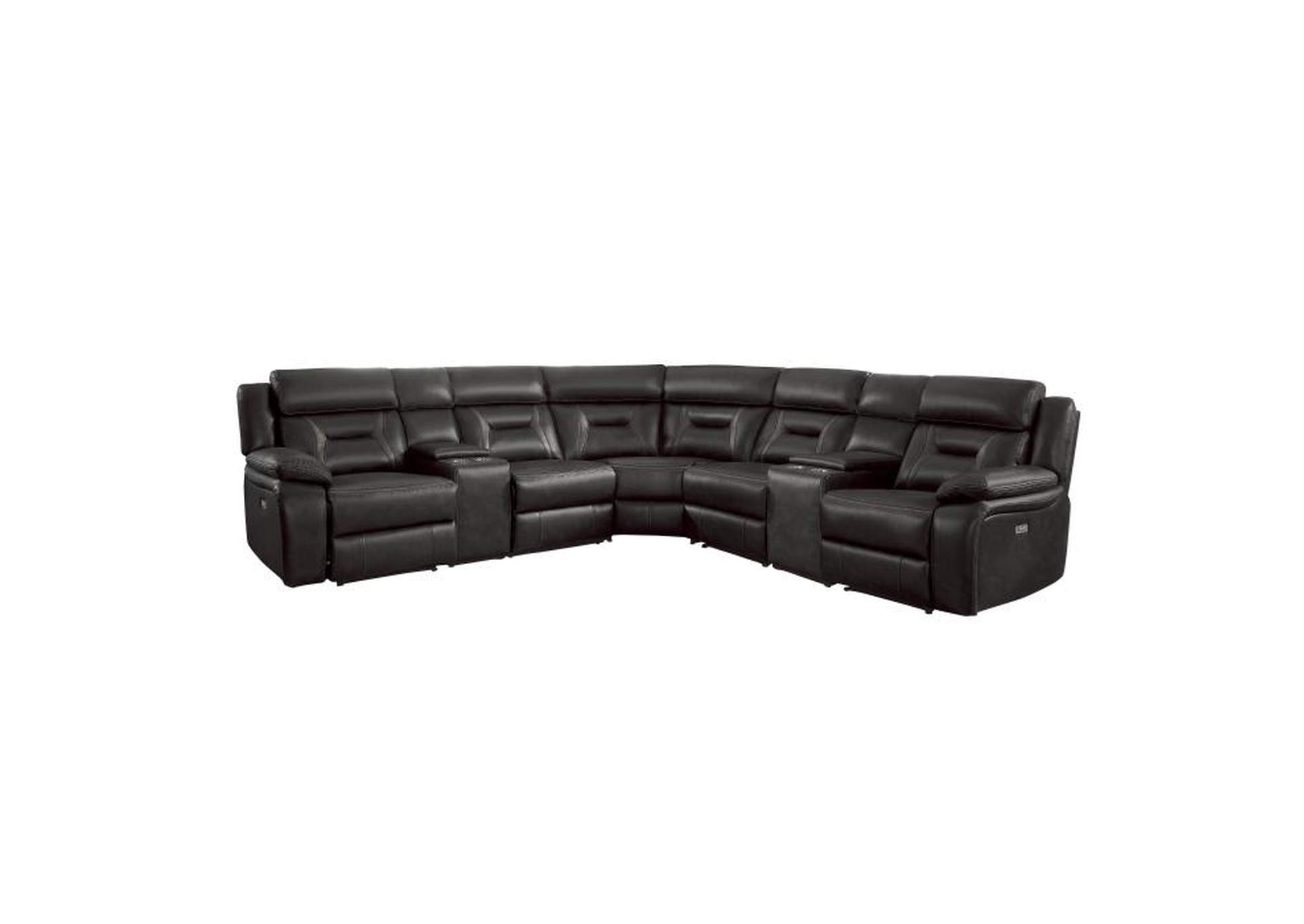 Amite 7-Piece Modular Power Reclining Sectional,Homelegance