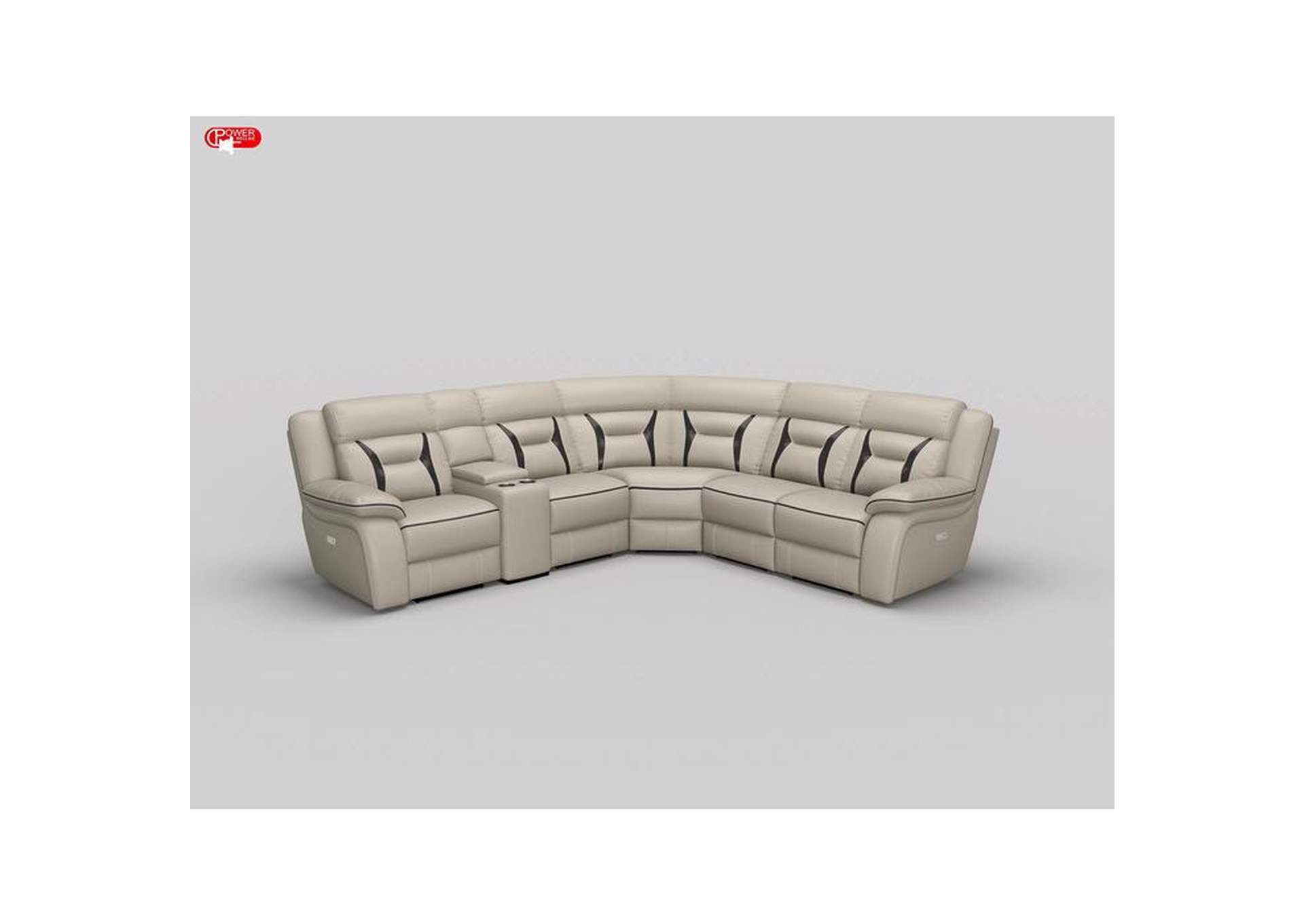 Amite 7-Piece Modular Power Reclining Sectional,Homelegance