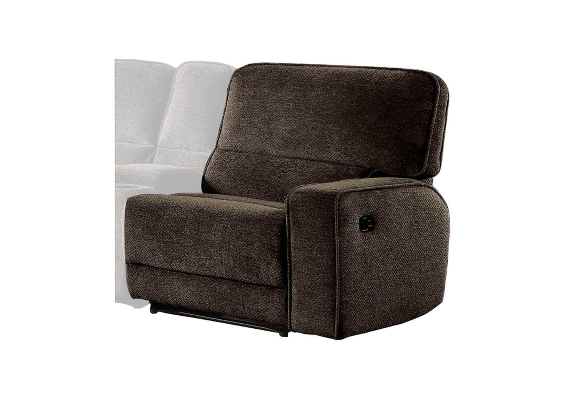 Shreveport Right Side Reclining Chair,Homelegance