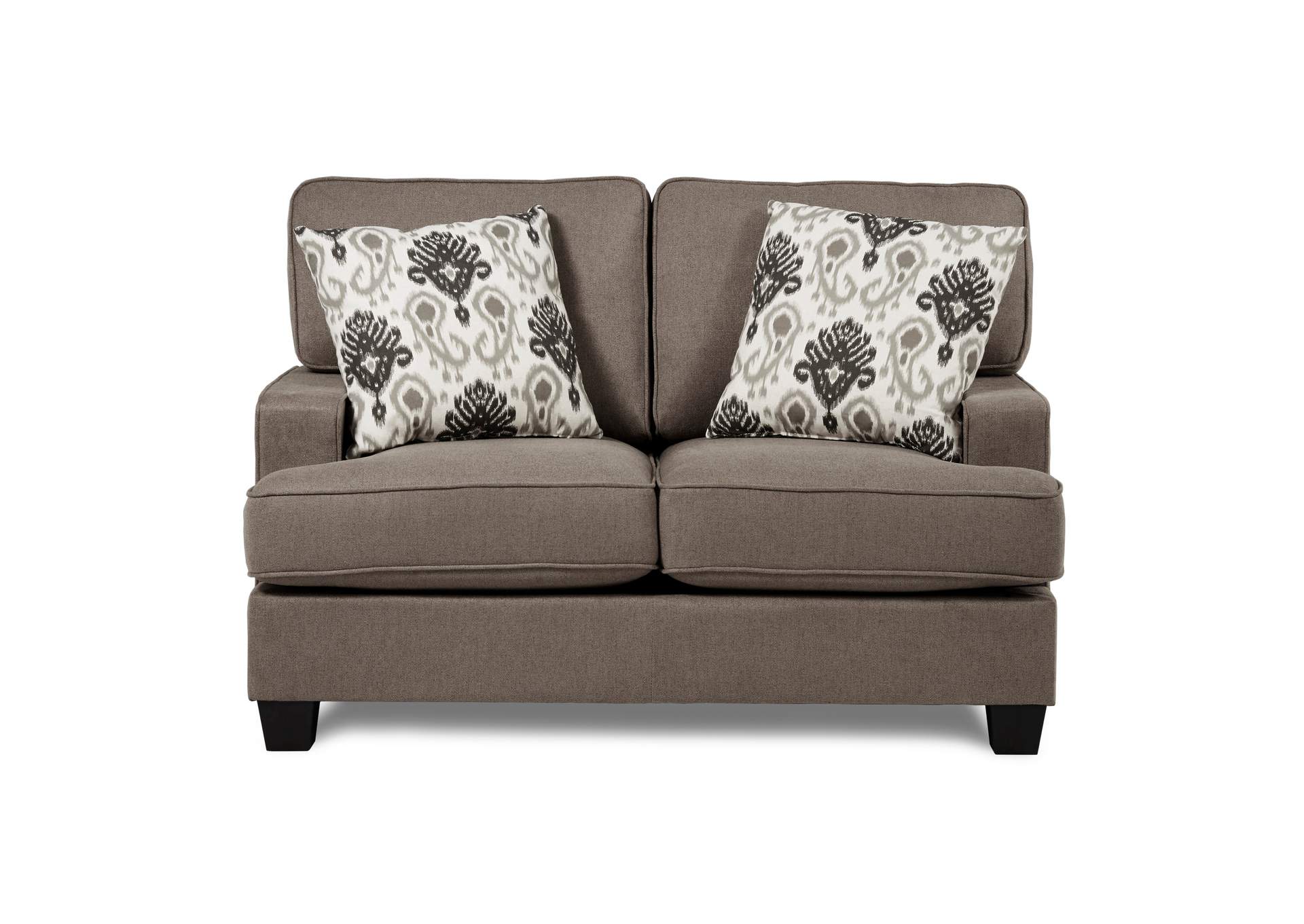 Brown Love Seat,Homelegance