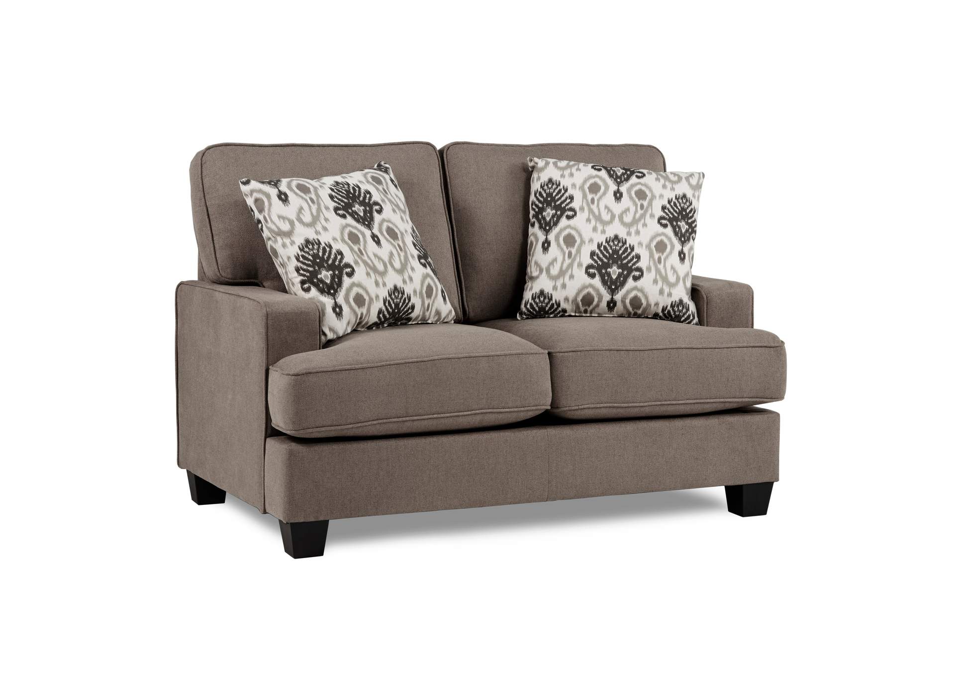 Brown Love Seat,Homelegance