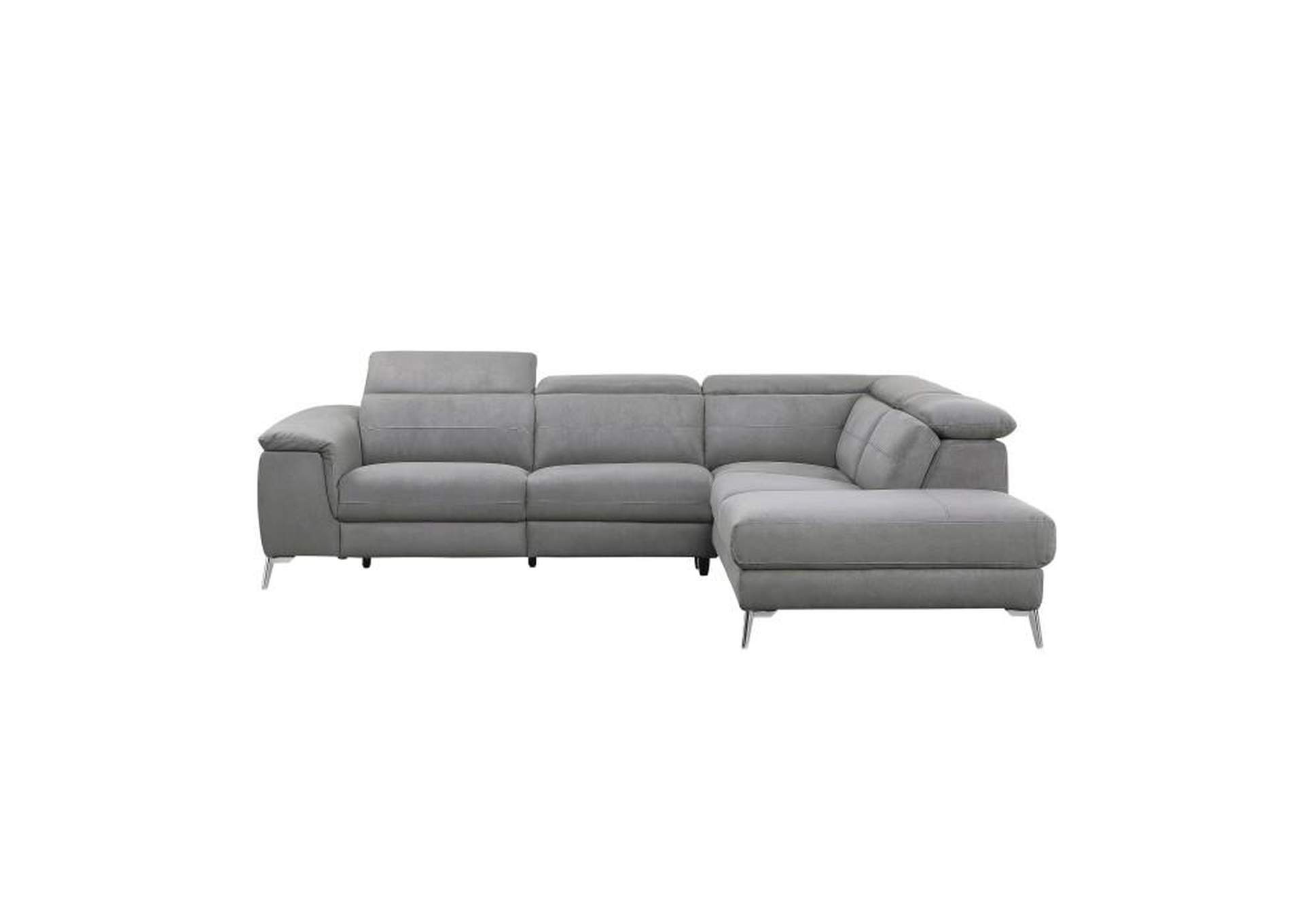 Cinque 2-Piece Power Sectional With Right Chaise,Homelegance