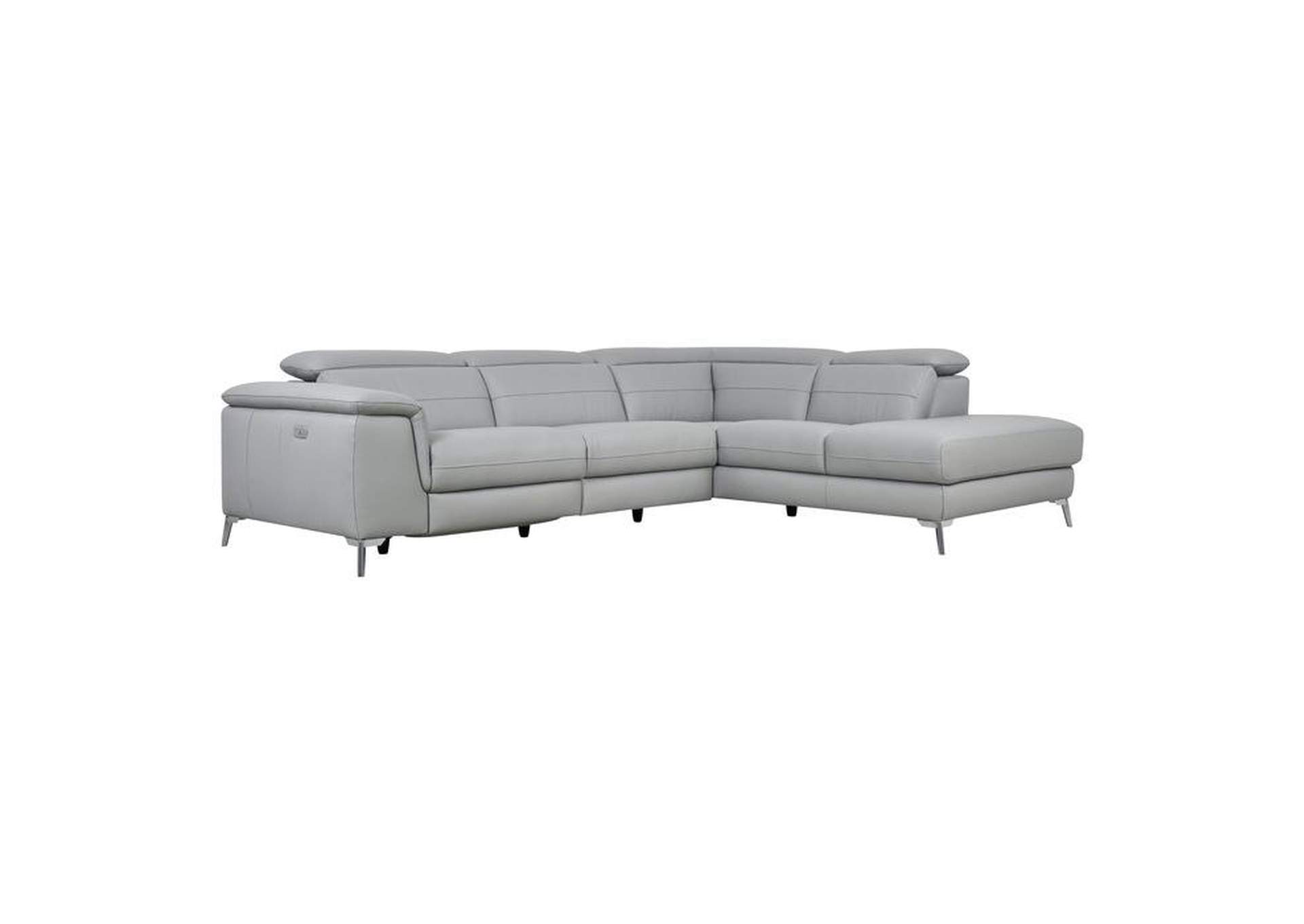 Cinque 2-Piece Power Sectional With Right Chaise,Homelegance