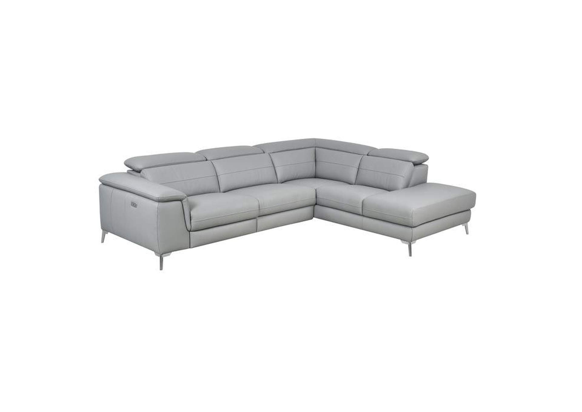 Cinque 2-Piece Power Sectional With Right Chaise,Homelegance