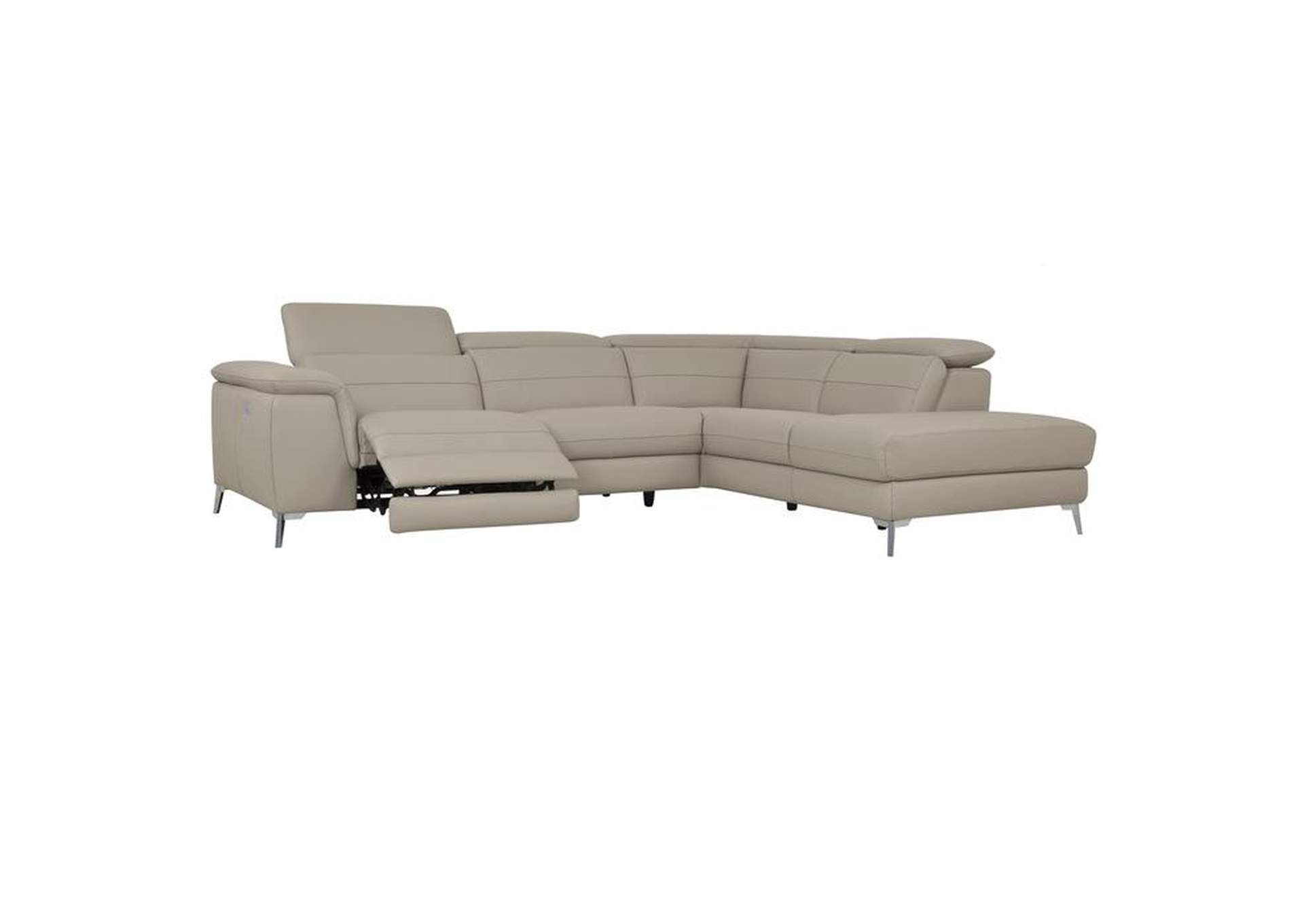 Cinque 2-Piece Power Sectional With Right Chaise,Homelegance