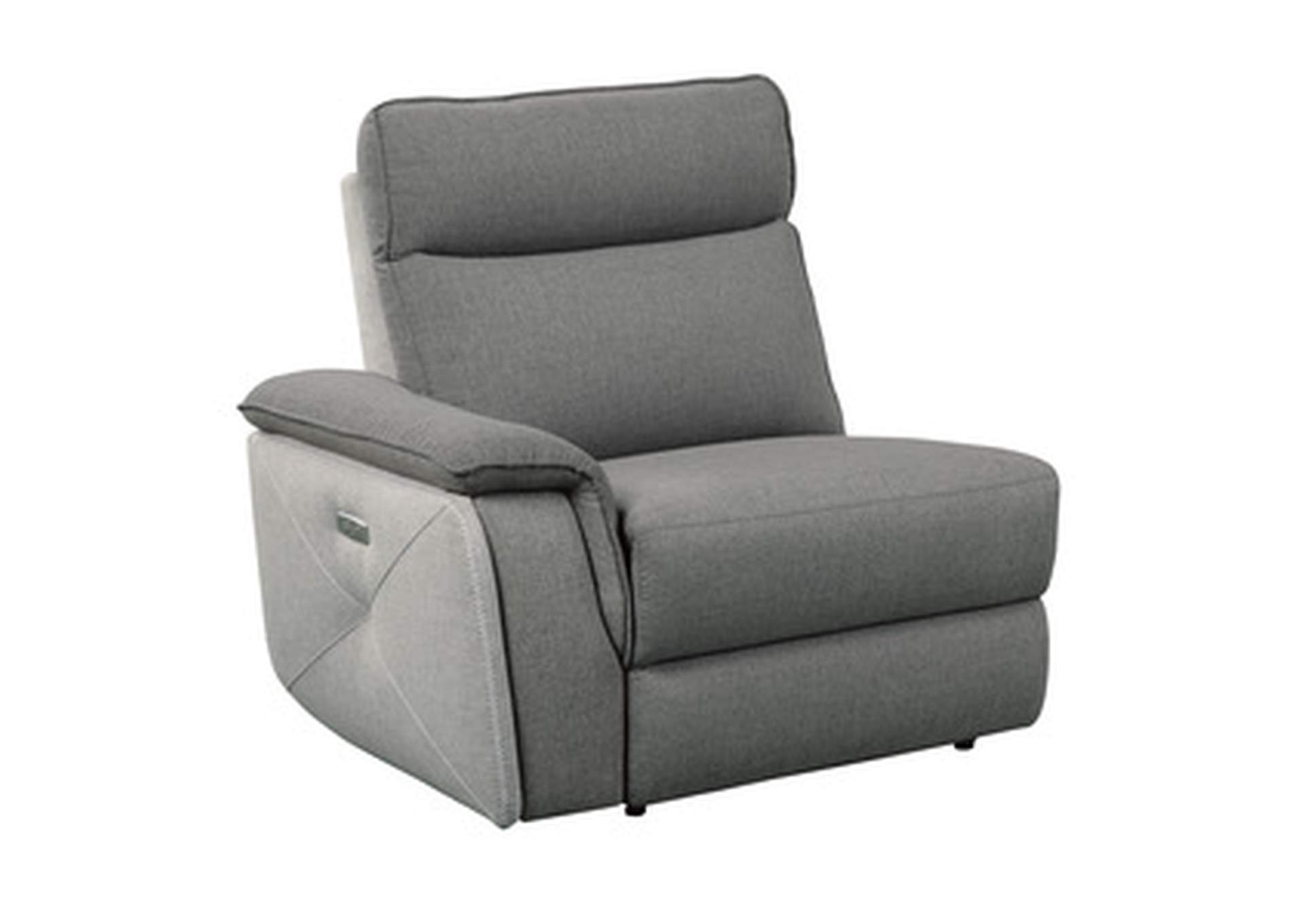 Maroni Power Left Side Reclining Chair With Power Headrest And Usb Port,Homelegance