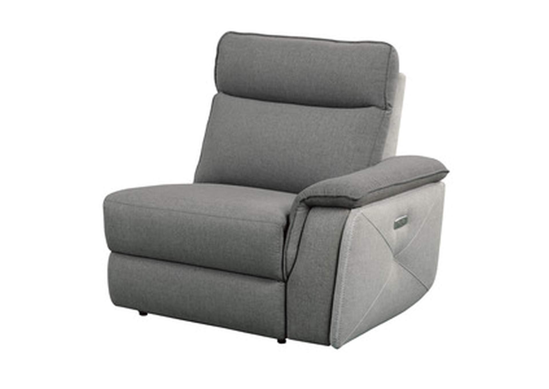 Maroni Power Right Side Reclining Chair With Power Headrest And Usb Port,Homelegance