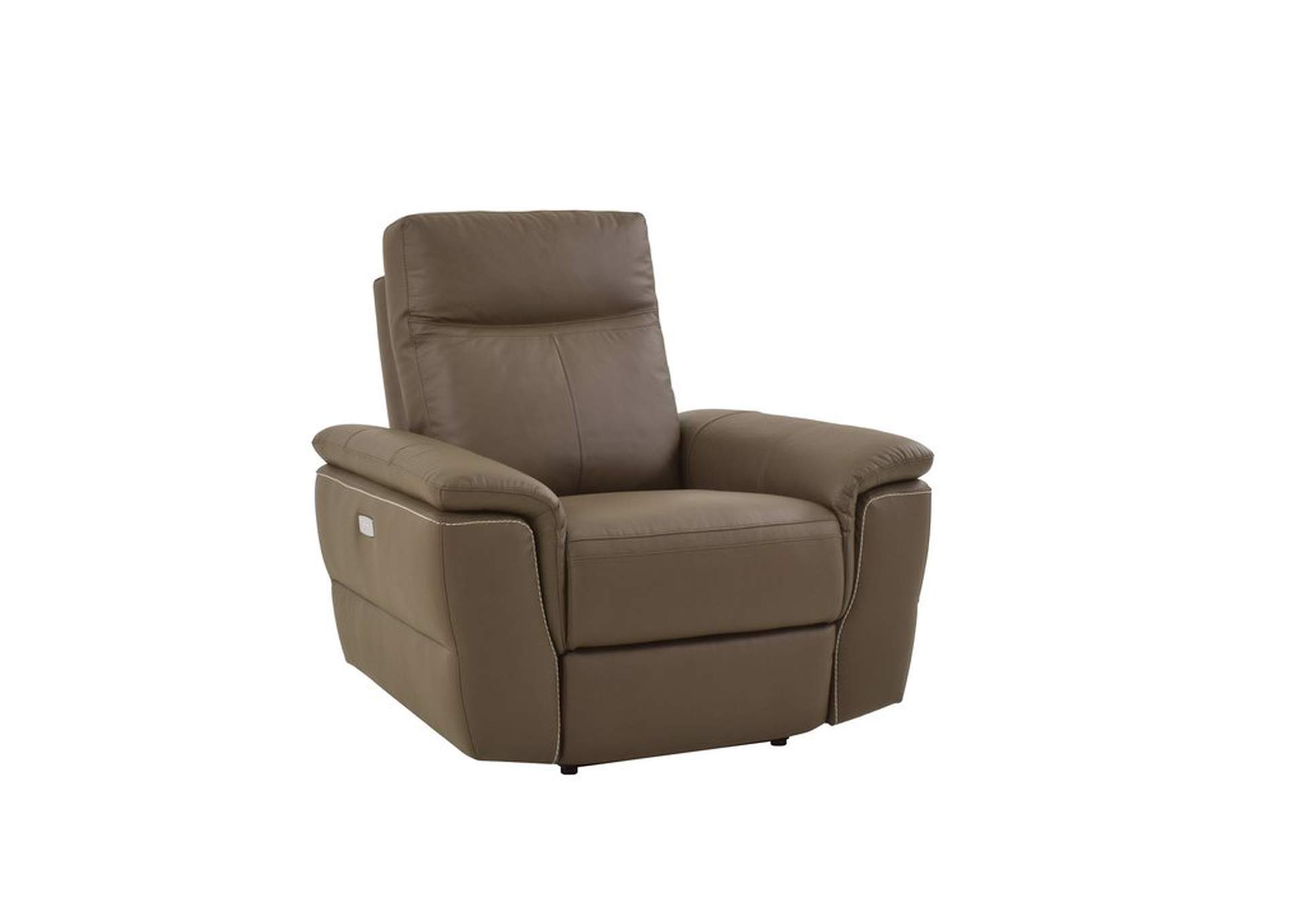 Power Reclining Chair,Tp Grn Ltr Mt Pvc,Homelegance
