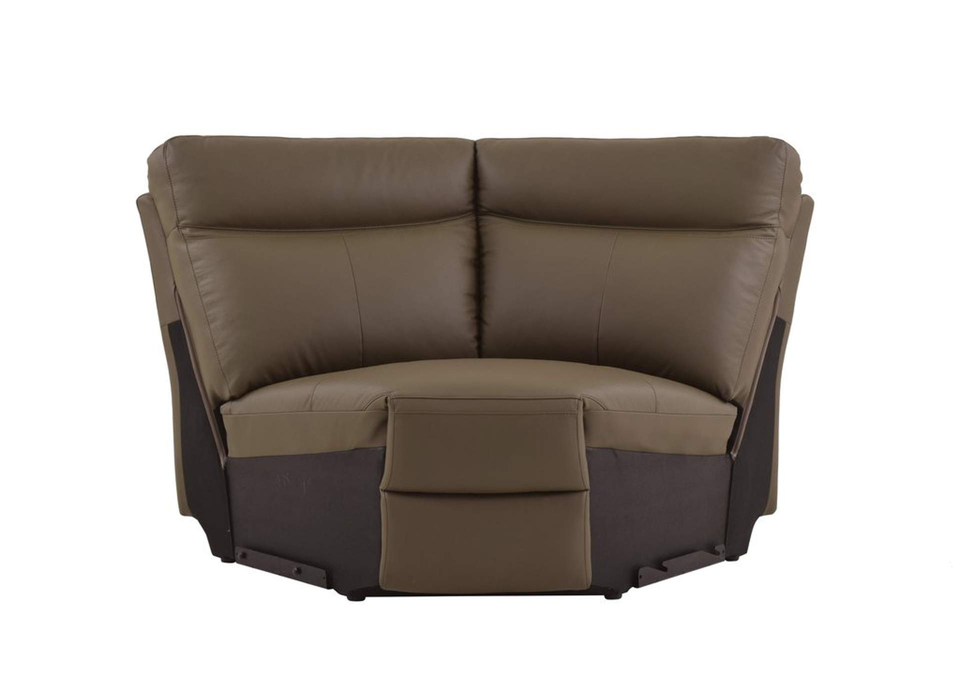 Sectional Corner Seat, Top Grain Leather Match Pvc,Homelegance