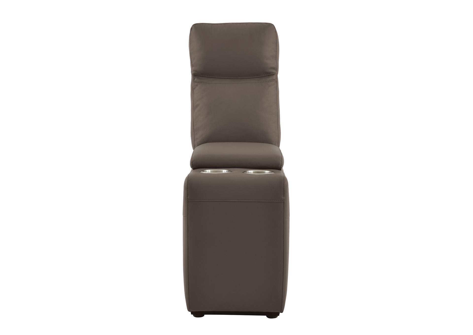 Olympia Brown 4-Piece Modular Power Reclining Sectional W/ Left Chaise,Homelegance