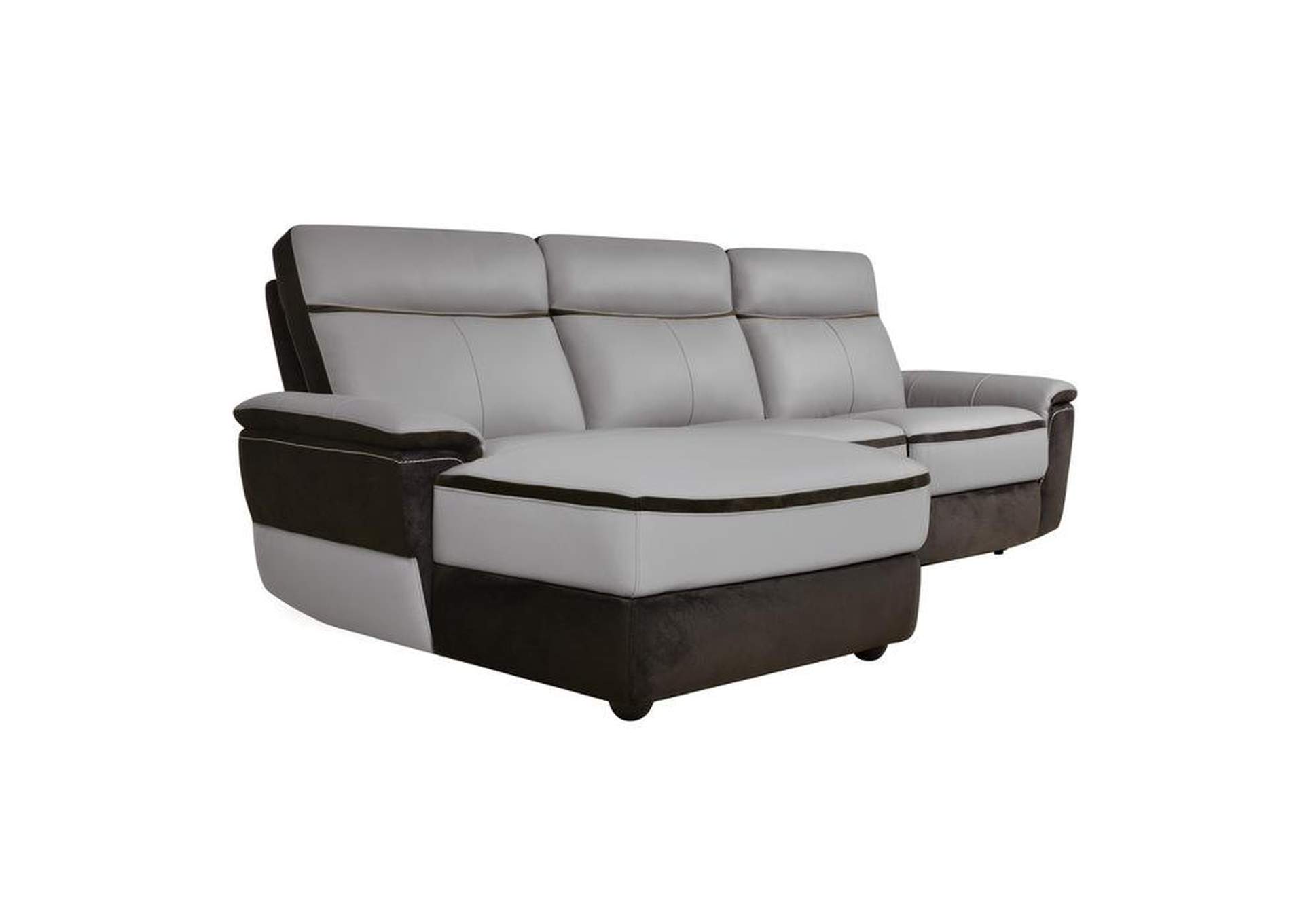Laertes 3-Piece Power Reclining Sectional With Left Chaise,Homelegance