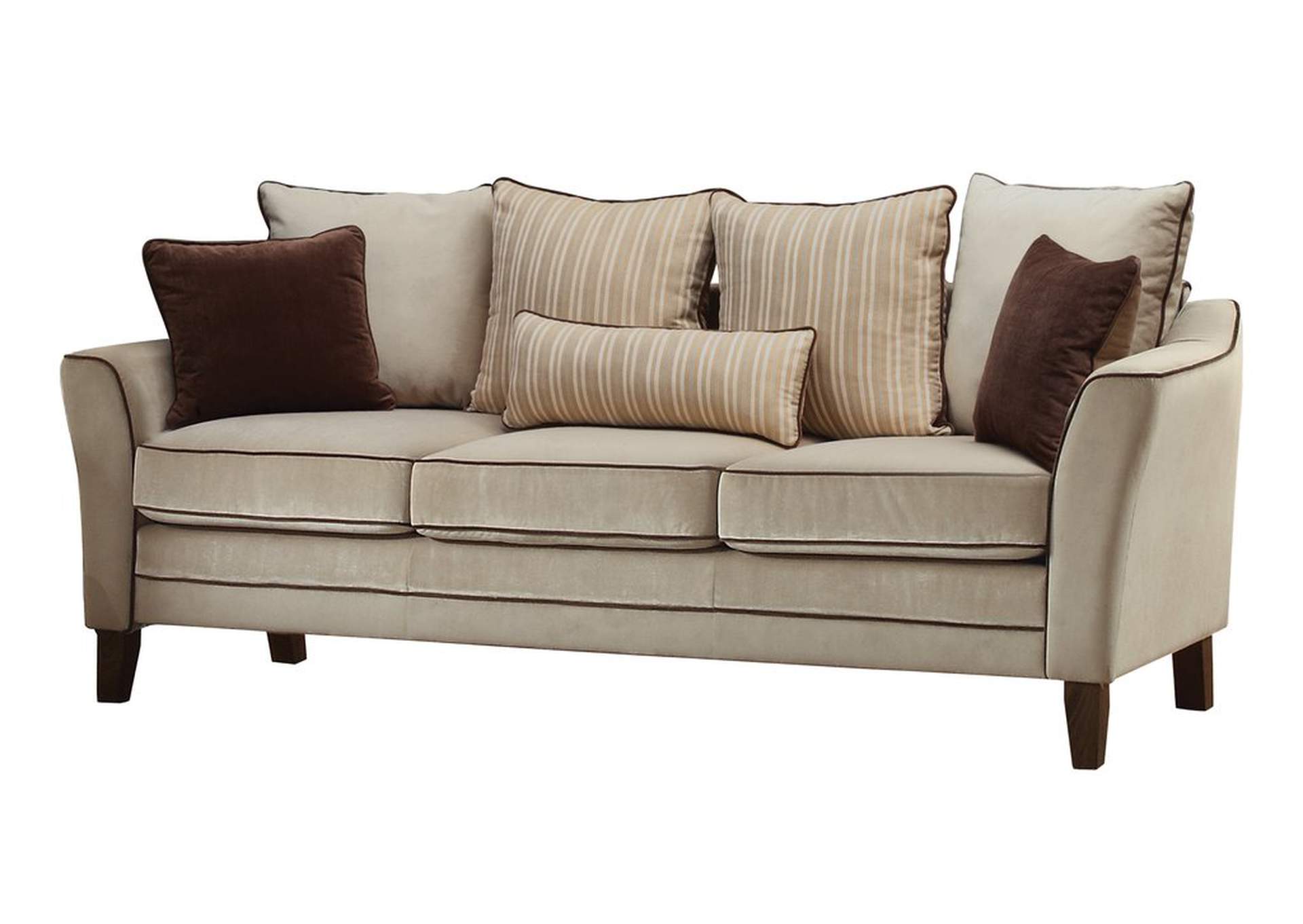 Sofa, 4Big, 2Sm, & 1Kdny Plws,Homelegance