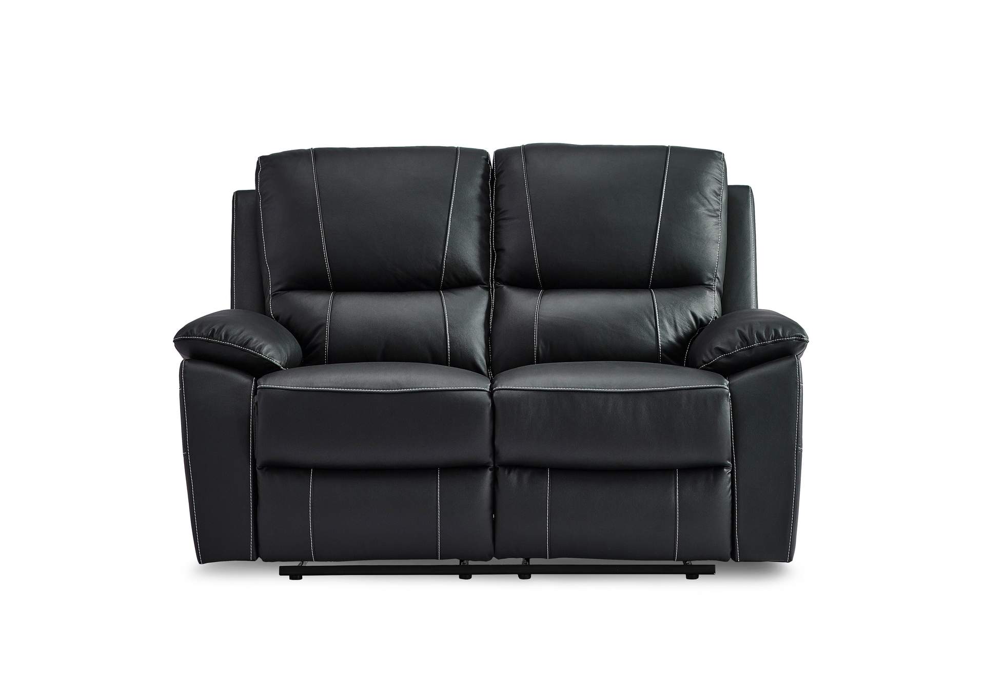 Black Double Reclining Love Seat,Homelegance