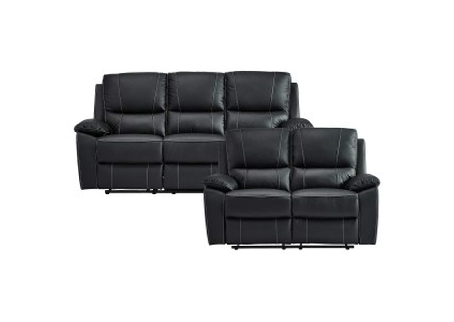 Greeley 2 Piece Set: Sofa, Love,Homelegance