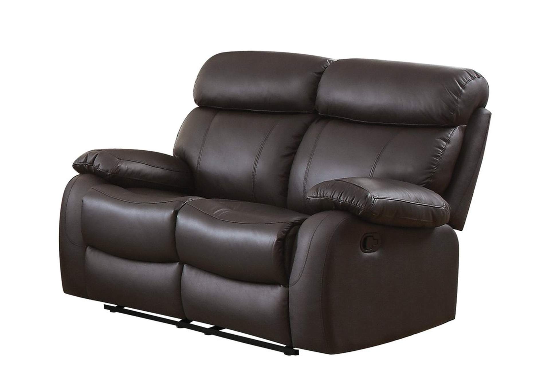 Brown D. Rclnr Love Seat,Homelegance