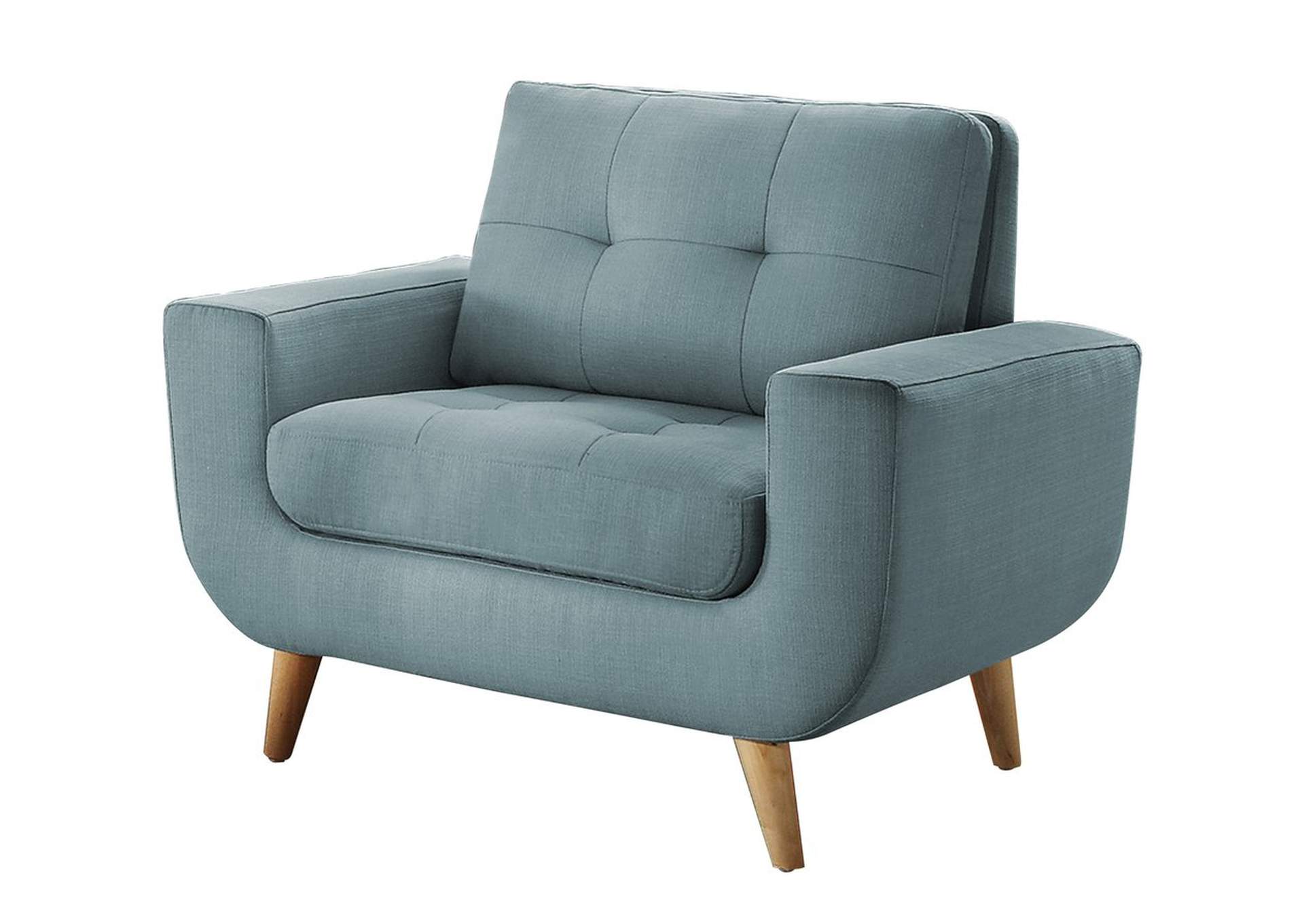 Chair, Teal,Homelegance
