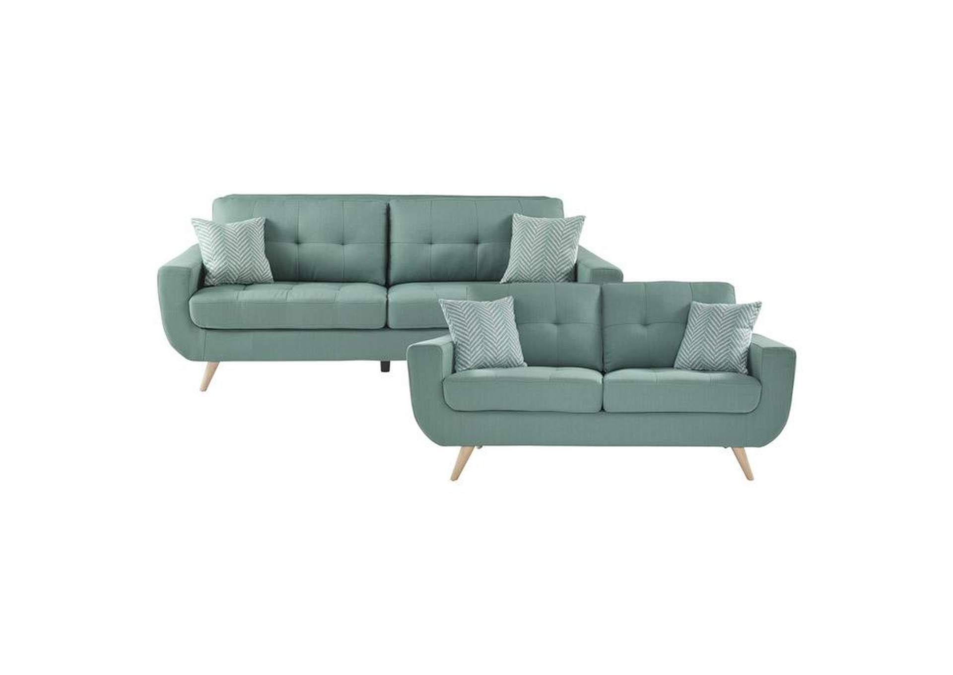 Deryn 2 Piece Sofa Set,Homelegance