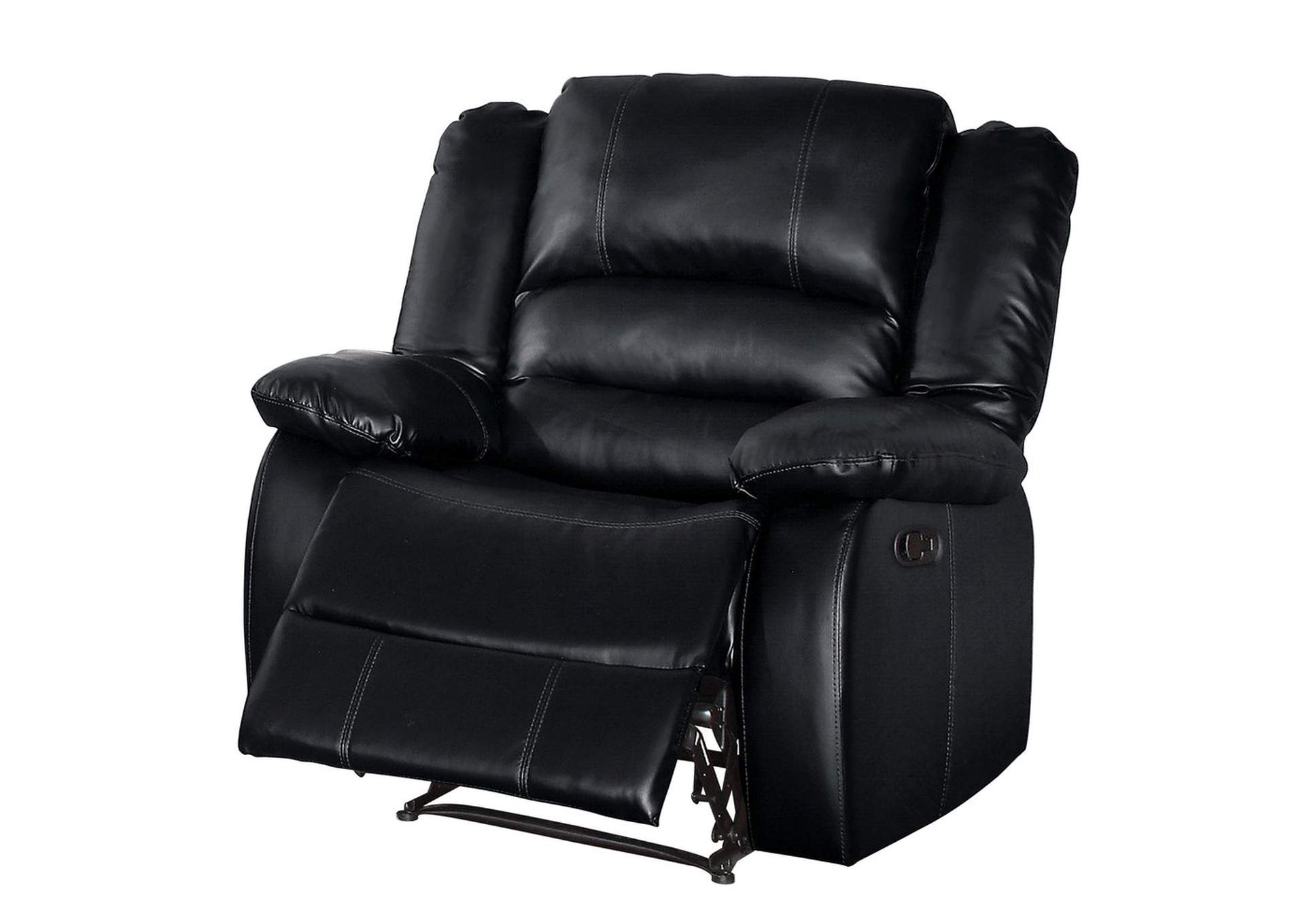 Reclining Chair, Blk P/U,Homelegance