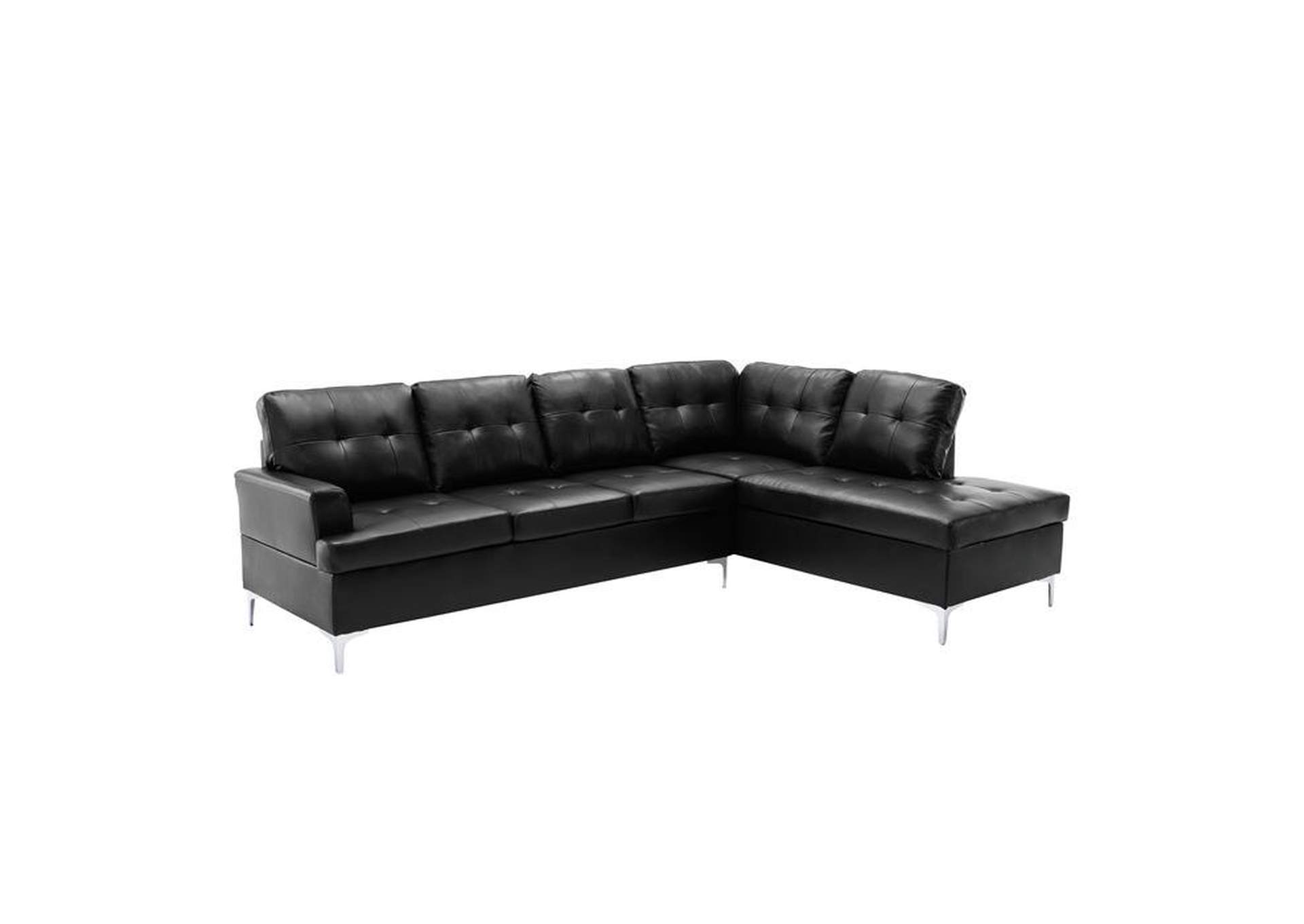 Barrington 3-Piece Sectional With Right Chaise And Ottoman,Homelegance