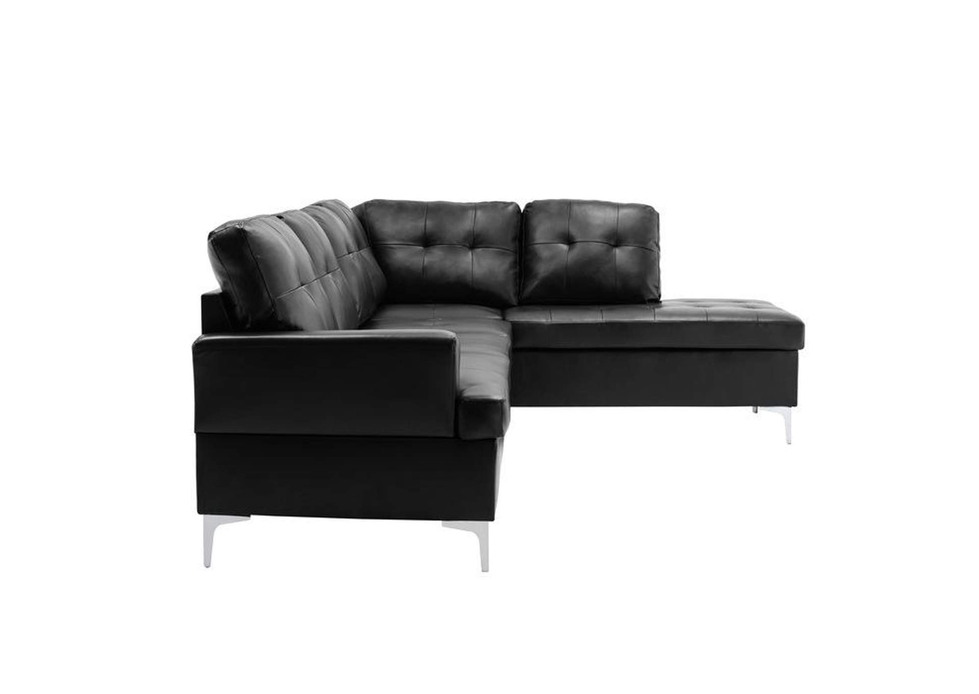 Barrington 3-Piece Sectional With Right Chaise And Ottoman,Homelegance