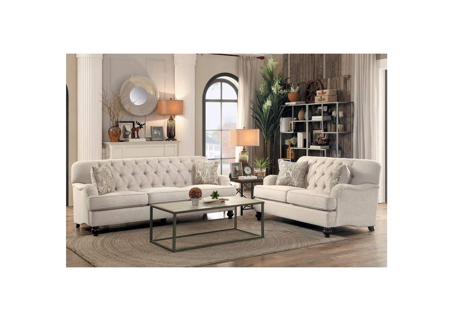 Clemencia Love Seat,Homelegance