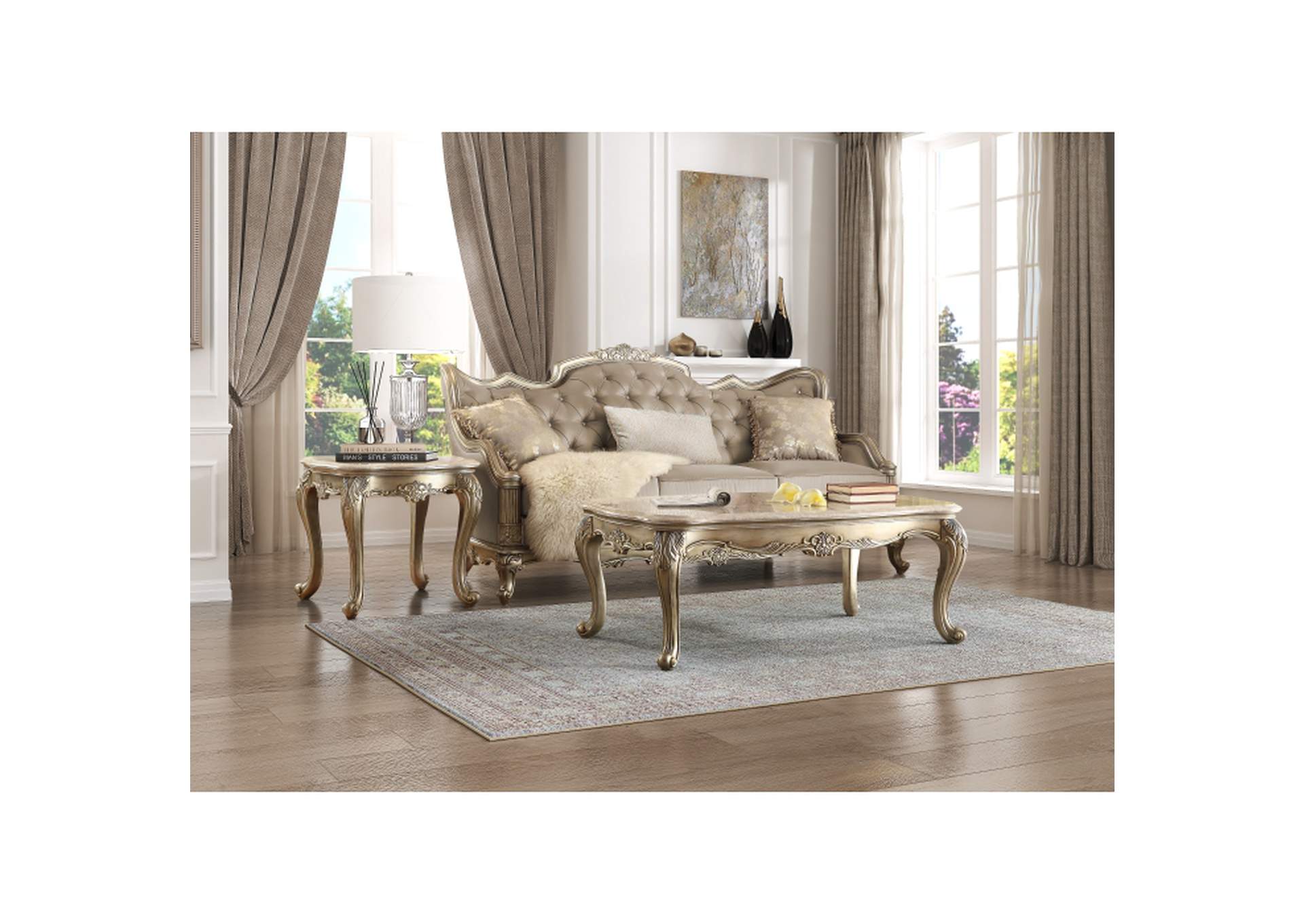 Florentina End Table,Homelegance