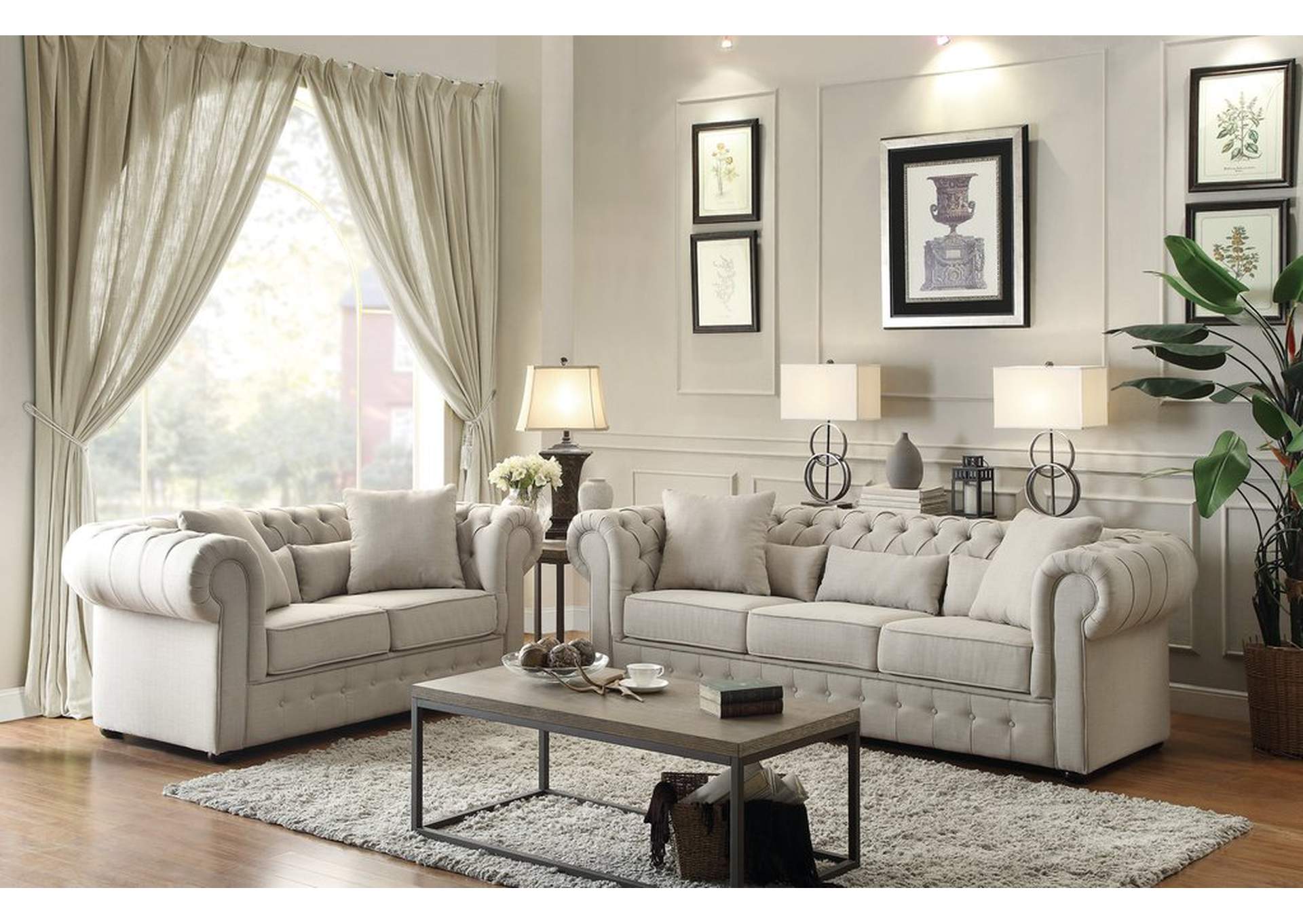 Sofa 5 Pillows,Homelegance