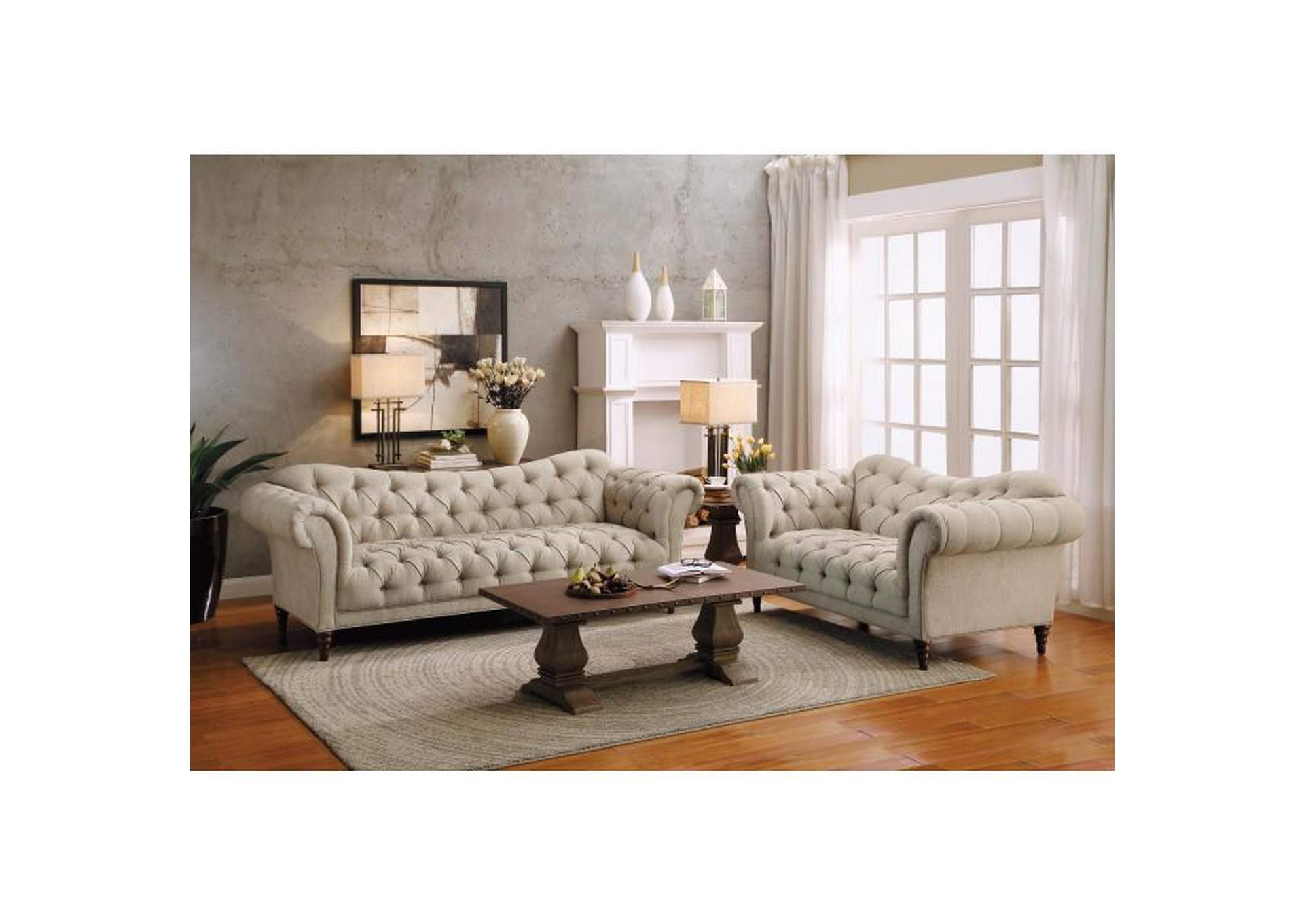 Claire Love Seat,Homelegance