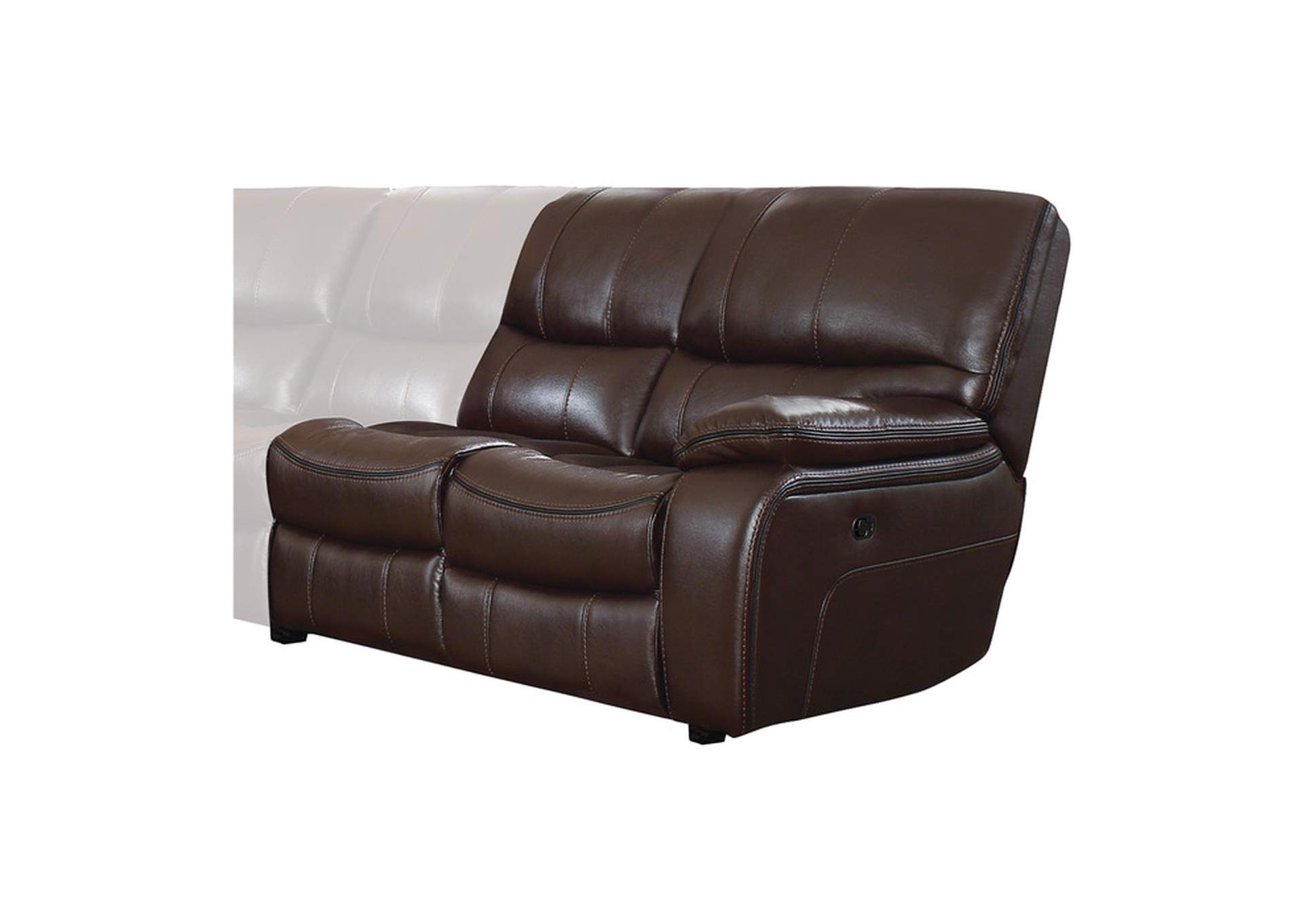 Pecos Right Side Reclining Love Seat,Homelegance