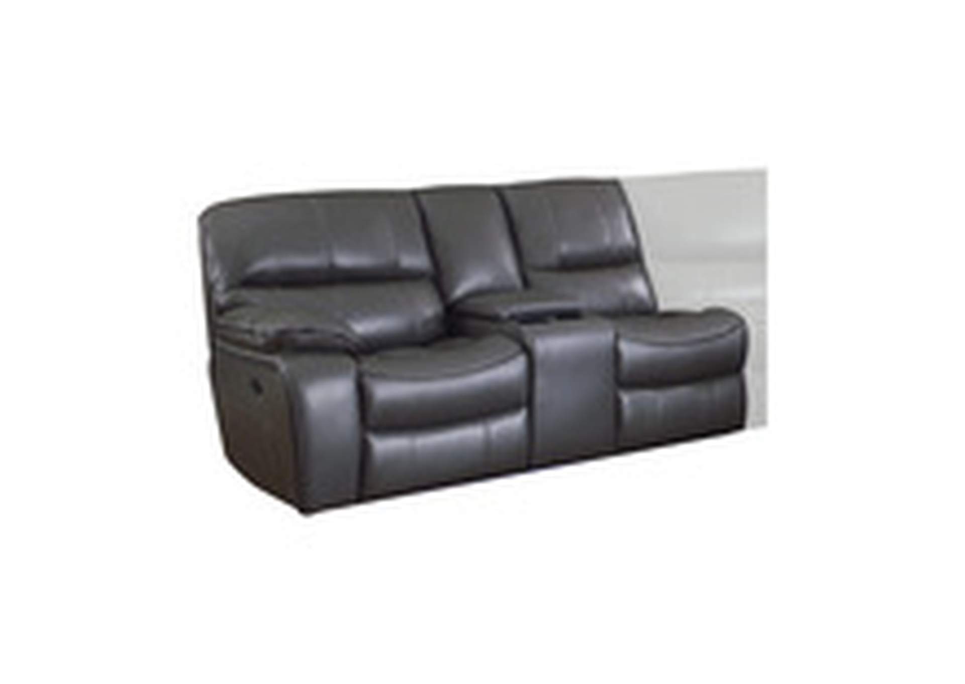 Pecos Left Side Reclining Love Seat With Center Console,Homelegance