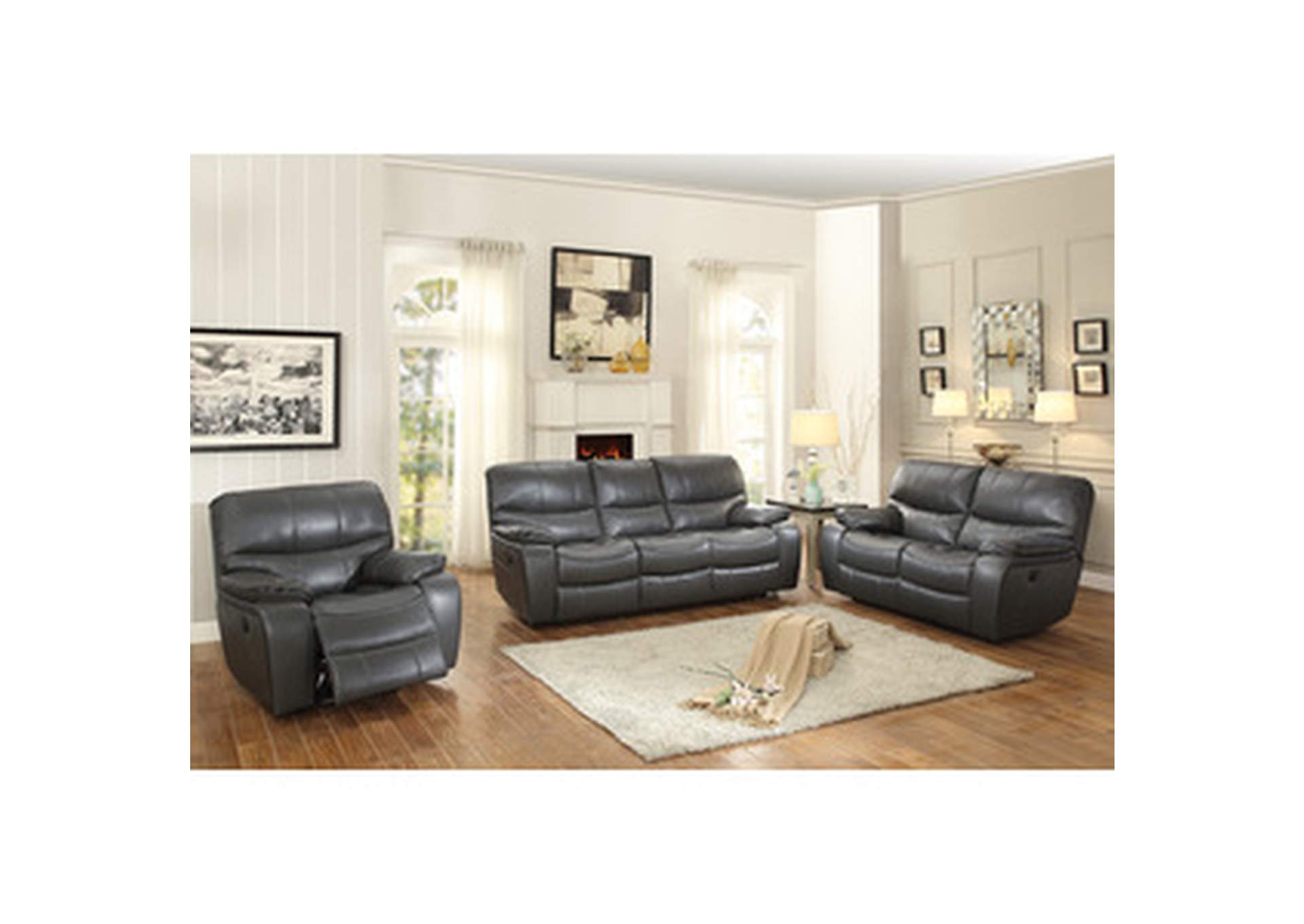 Pecos Power Double Reclining Sofa,Homelegance