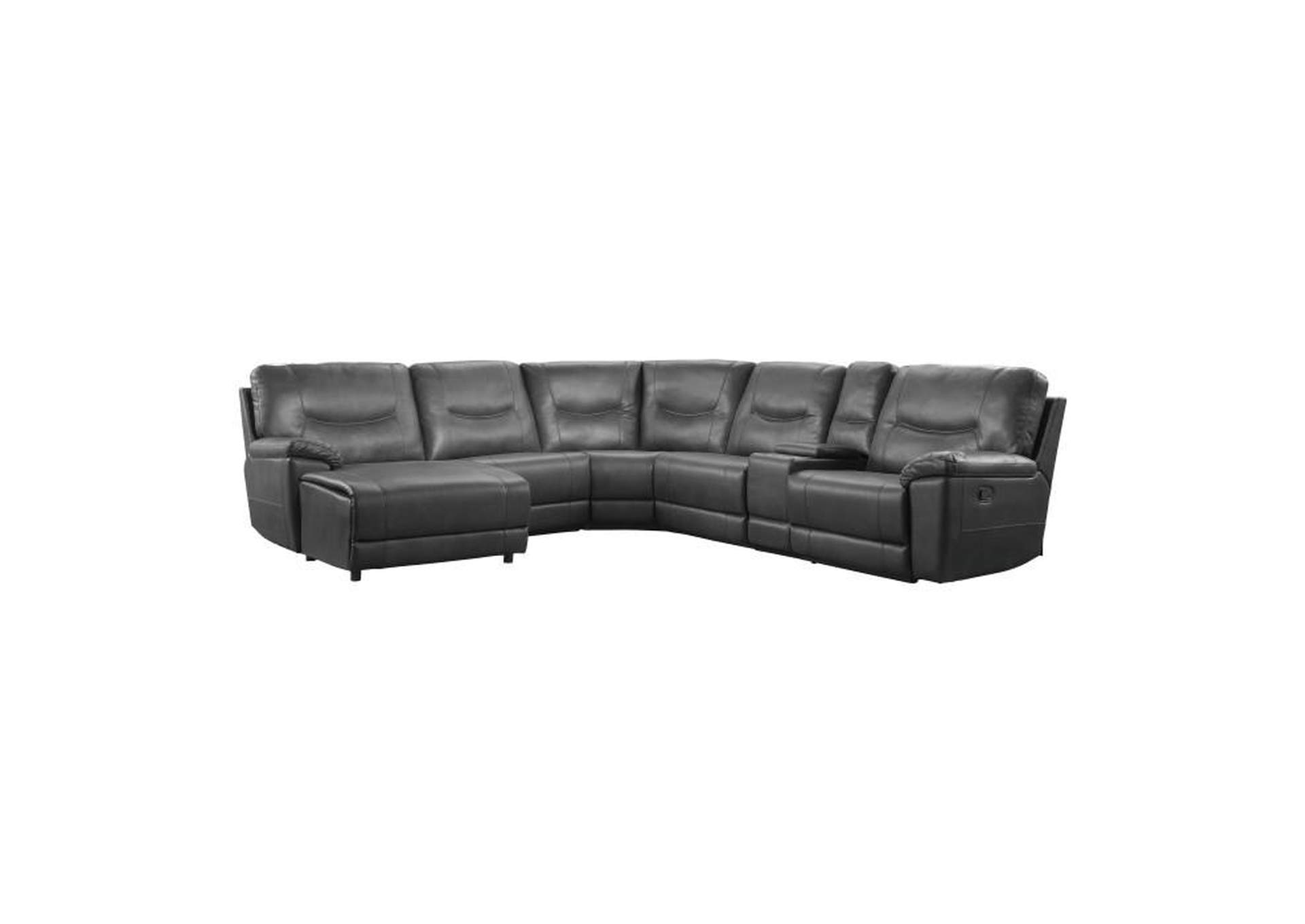 Columbus 6-Piece Modular Reclining Sectional With Left Chaise,Homelegance