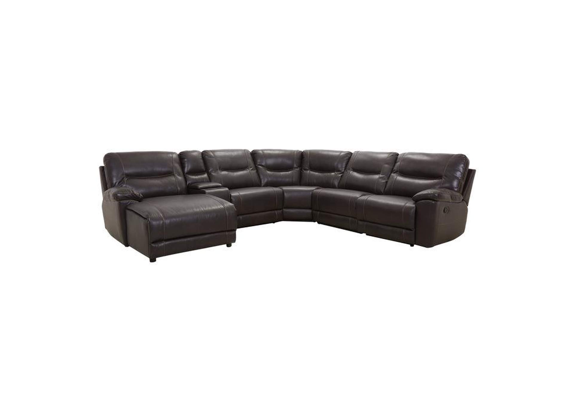 Columbus 6-Piece Modular Reclining Sectional With Left Chaise,Homelegance