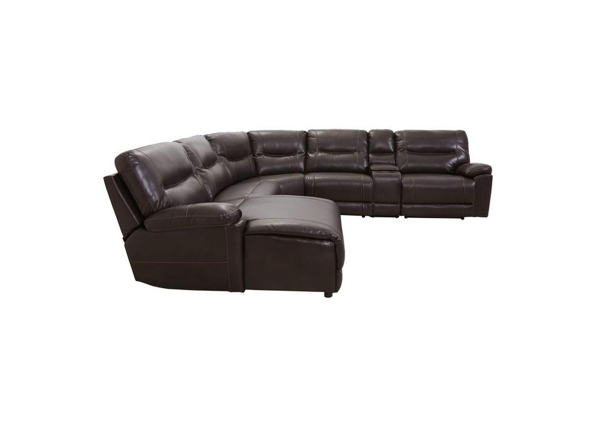 Columbus 6-Piece Modular Reclining Sectional With Left Chaise,Homelegance