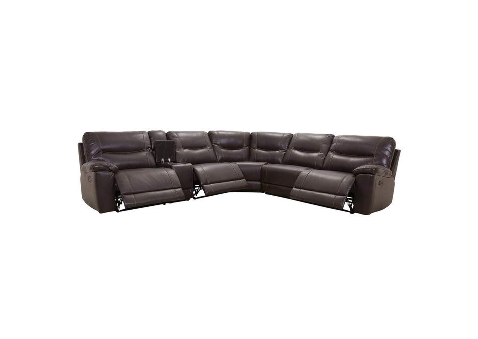 Columbus 6-Piece Modular Reclining Sectional,Homelegance
