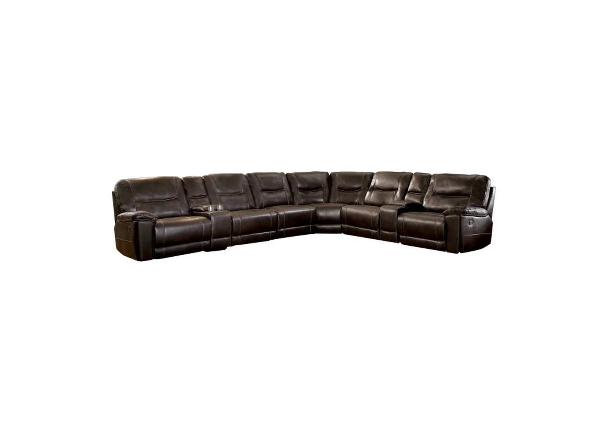 Columbus 8-Piece Modular Reclining Sectional,Homelegance