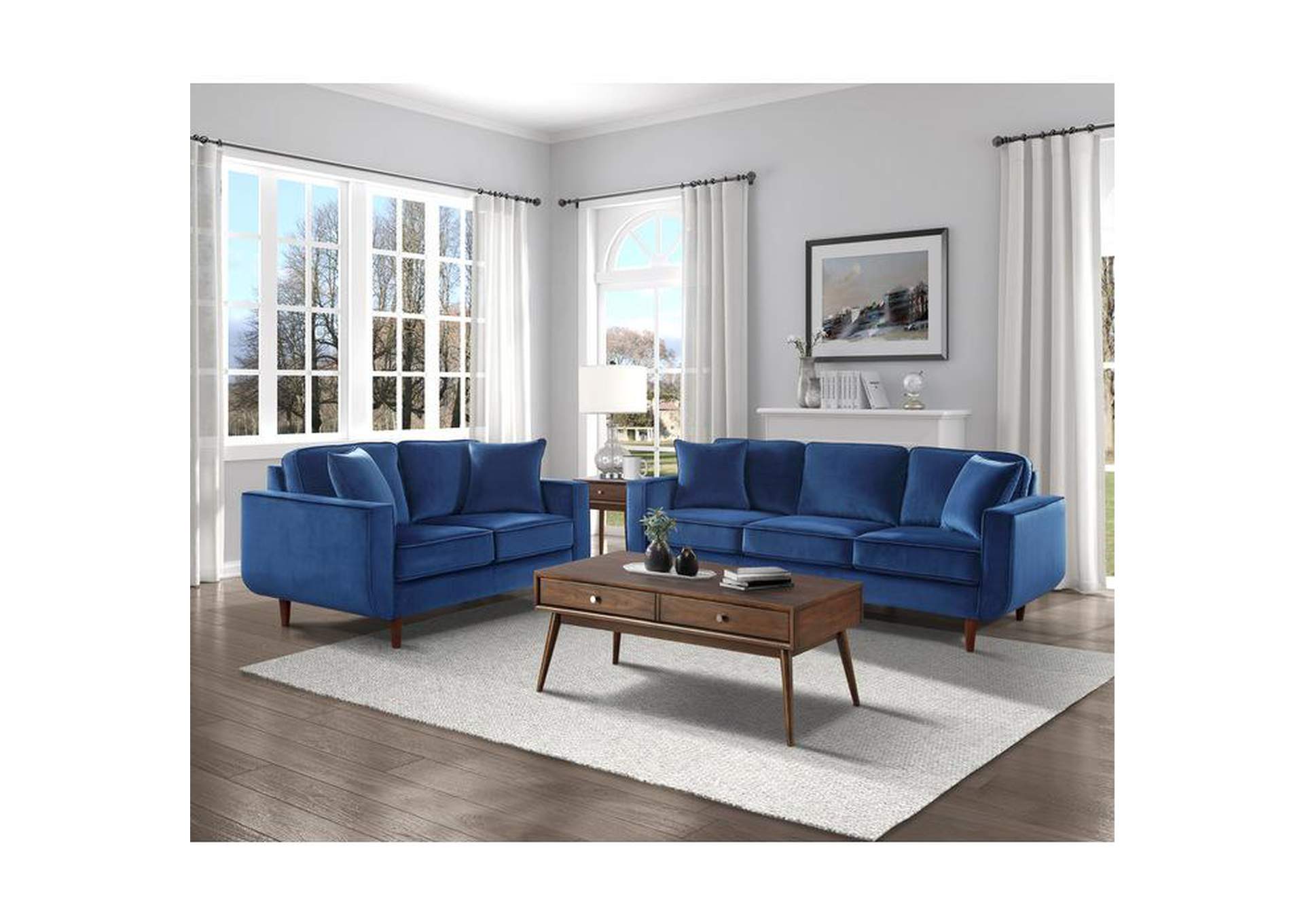 Rand 2 Piece Sofa Set,Homelegance