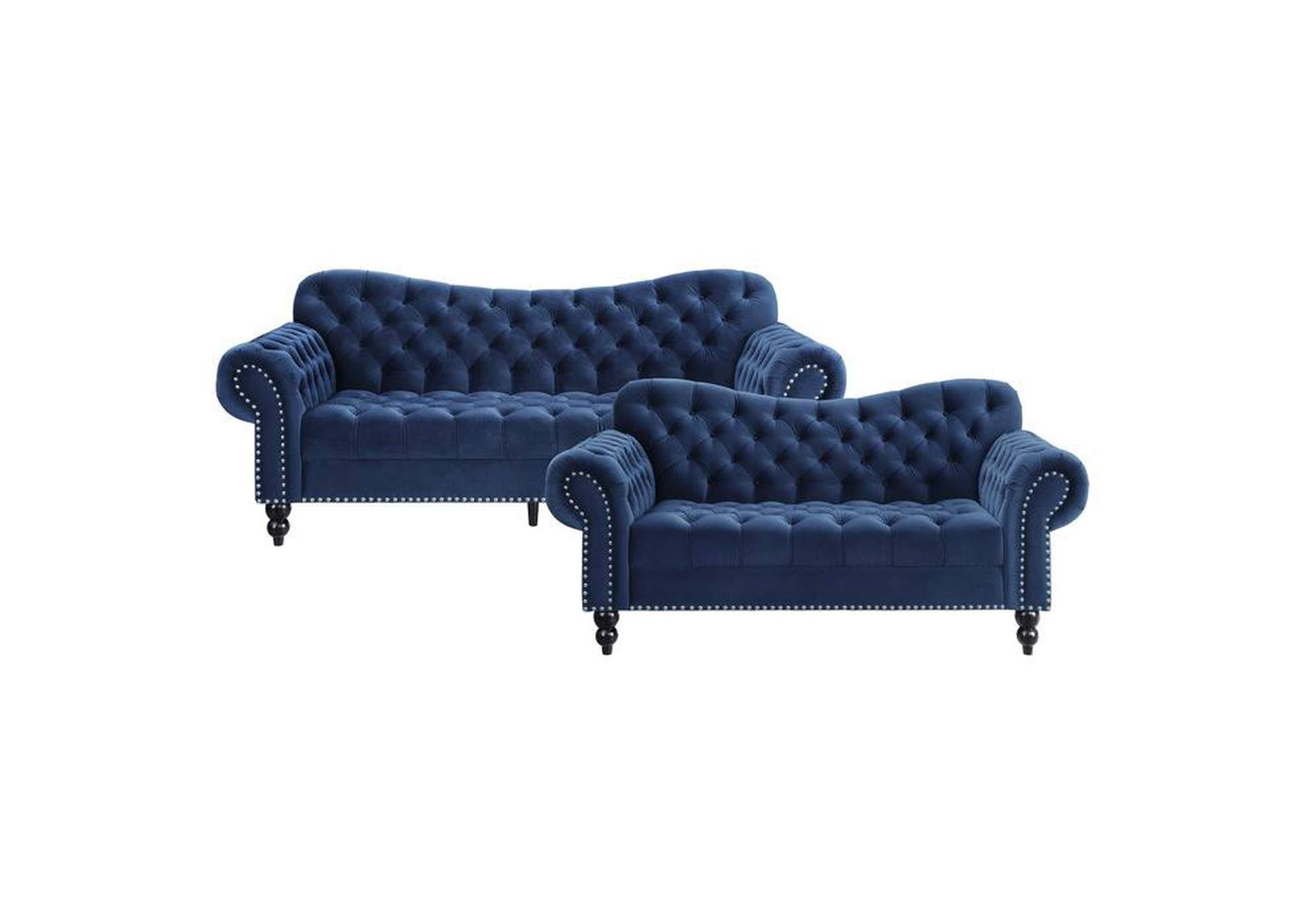 Rosalie 2 Piece Sofa Set,Homelegance