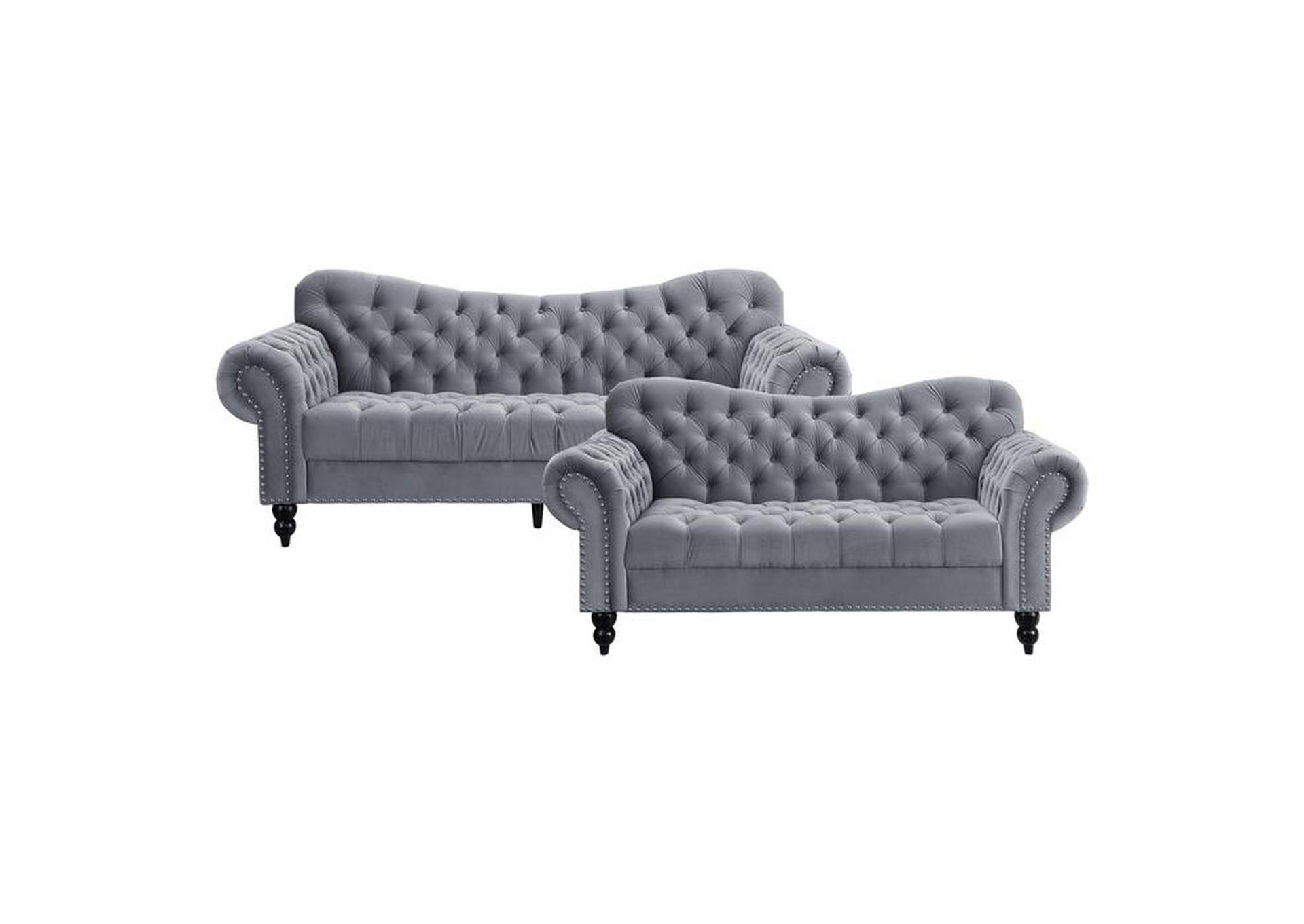 Rosalie 2 Piece Sofa Set,Homelegance