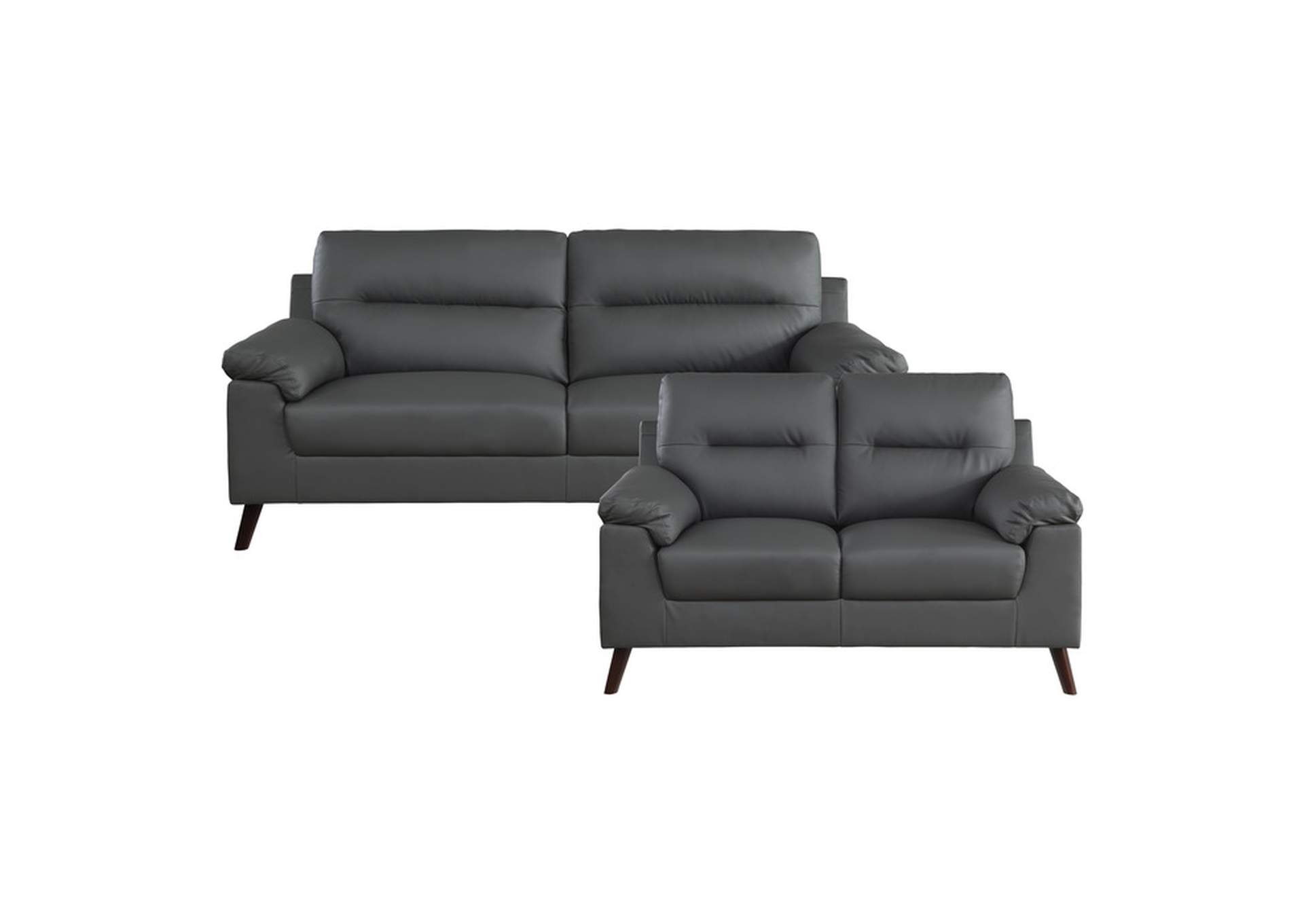 Hattie 2 Piece Set: Sofa, Love,Homelegance