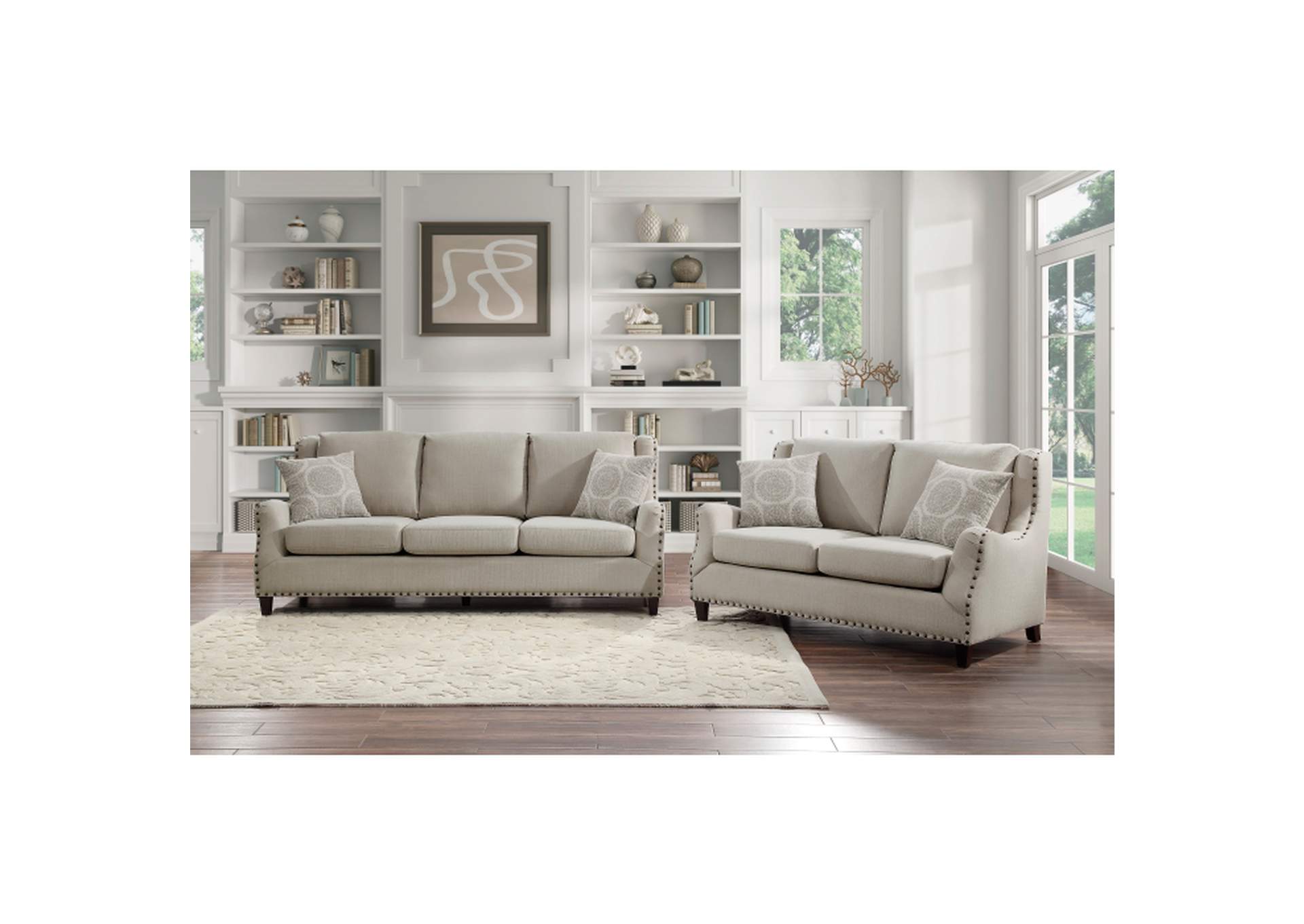 Halton Love Seat,Homelegance