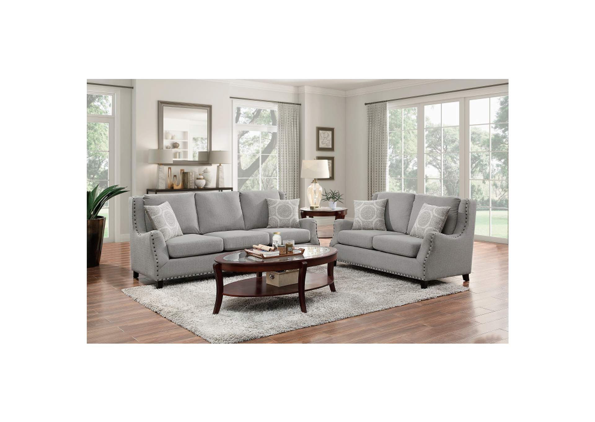 Halton Love Seat,Homelegance