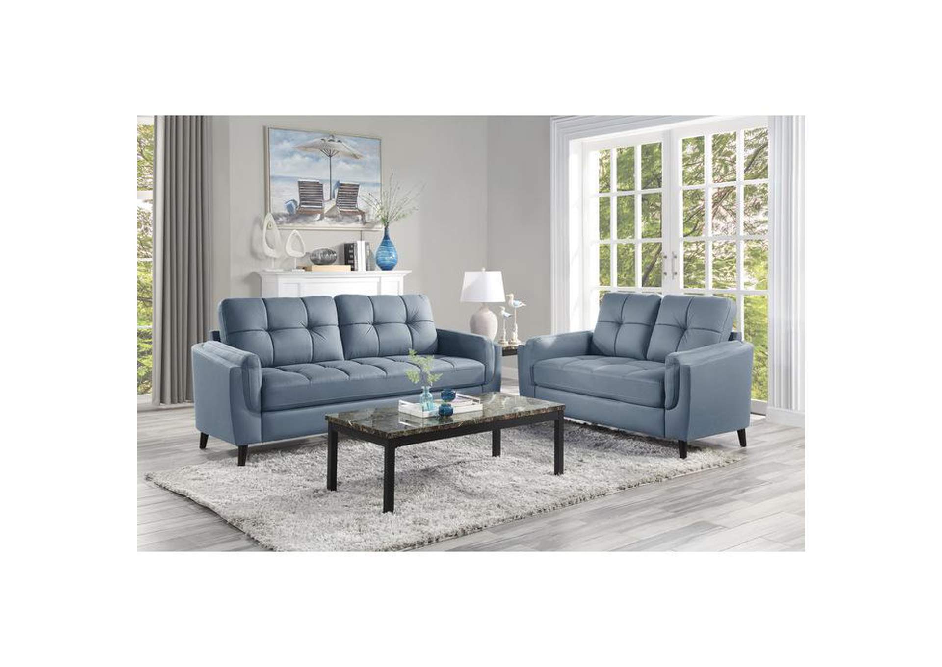 Dorelle Love Seat,Homelegance