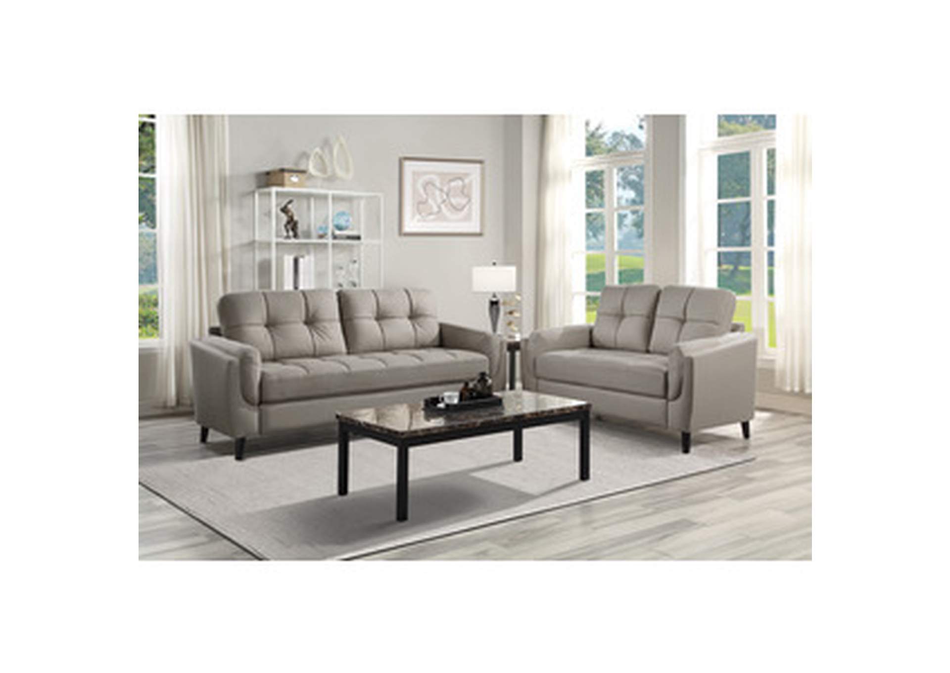 Dorelle Love Seat,Homelegance