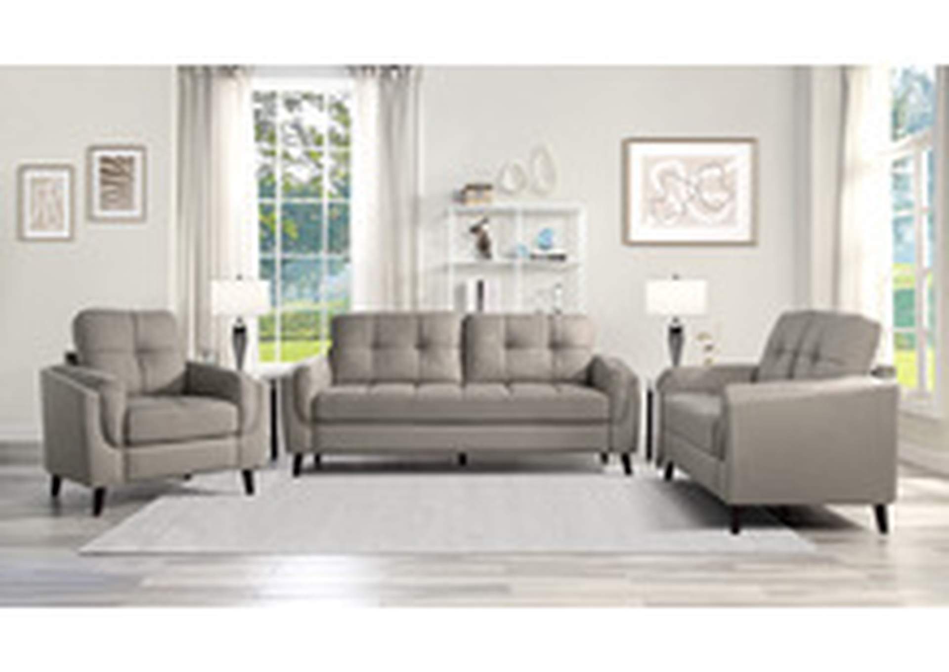 Dorelle Love Seat,Homelegance