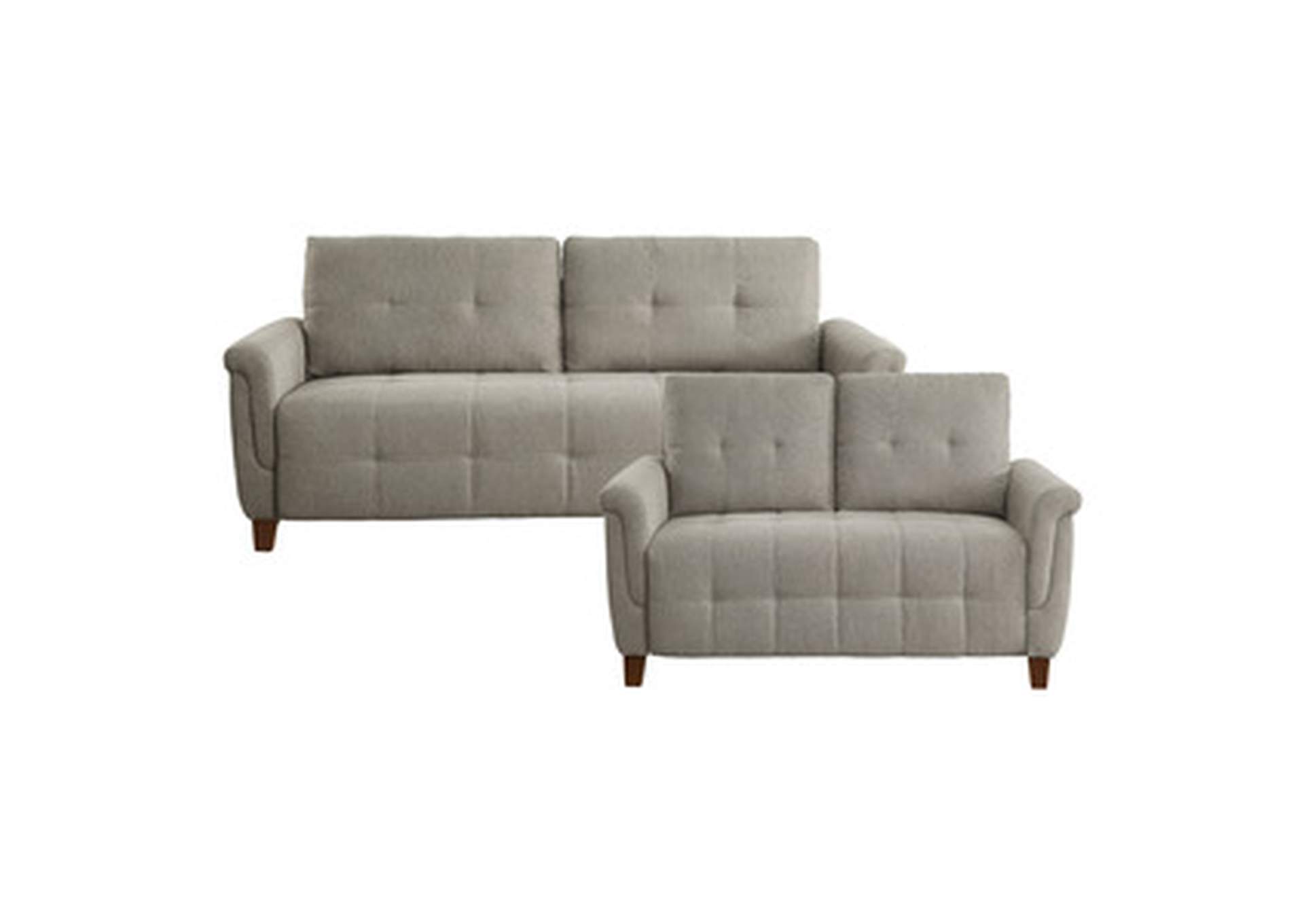 Olcott 2 Piece Set: Sofa, Love,Homelegance